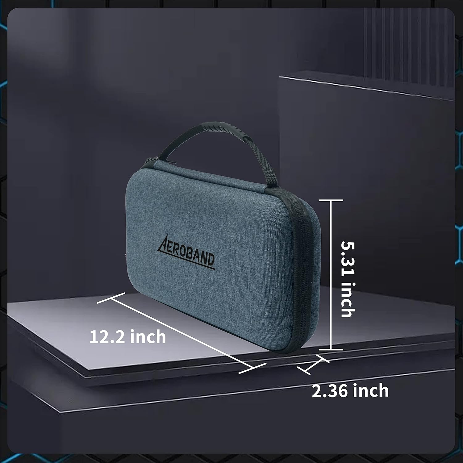 AEROBAND Electric Air Drumsticks Storage Bag for Pocketdrum 2 Plus, Electronic Drum Sticks Sets, Drum Kit image number 1