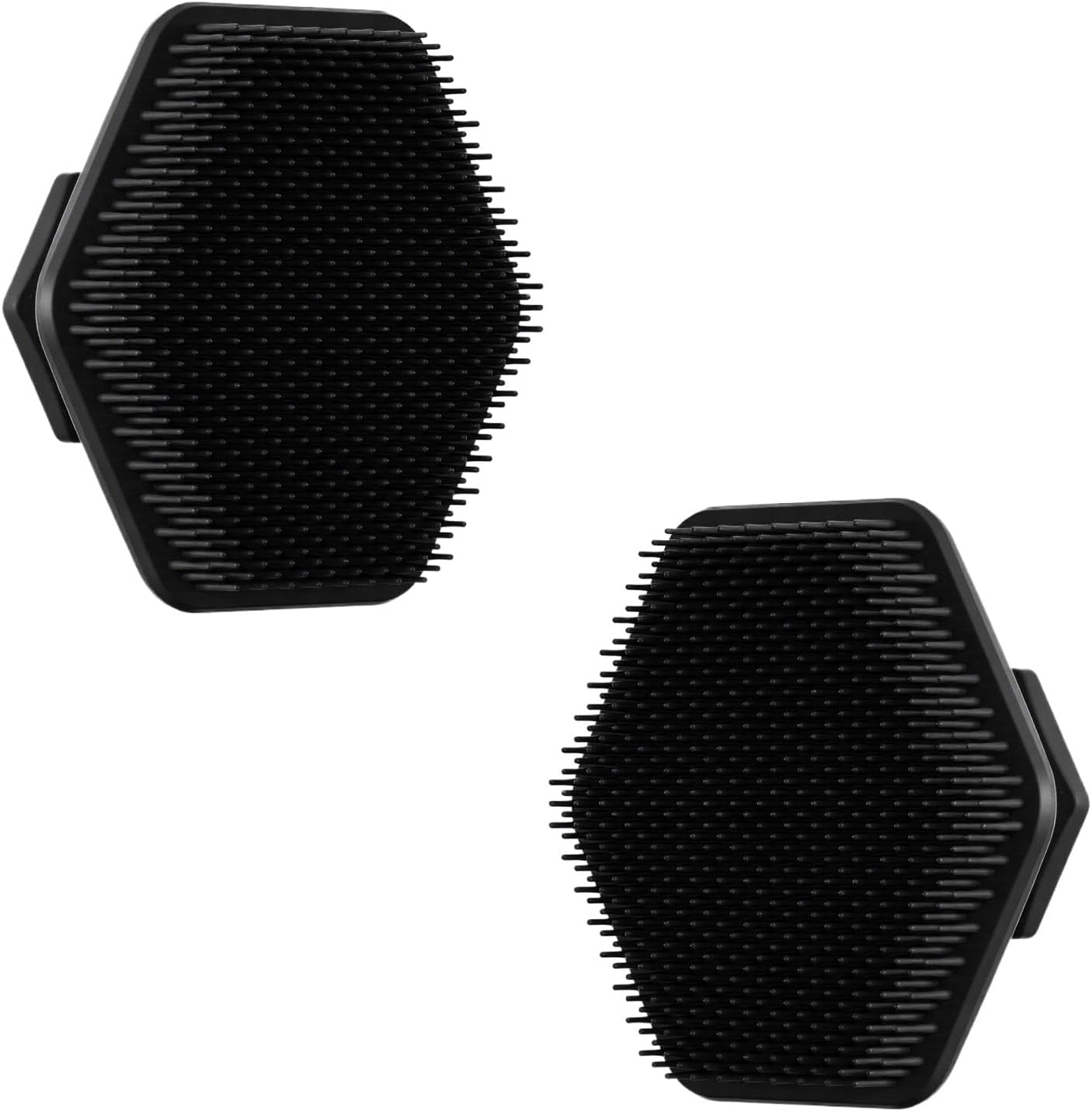 2Pcs Men'S Face Scrubber - Silicone Facial Cleansing Brush & Exfoliator Pad | Gentle Dead Skin Remover, Shower & Bathroom Accessories, Long-Lasting image number 2