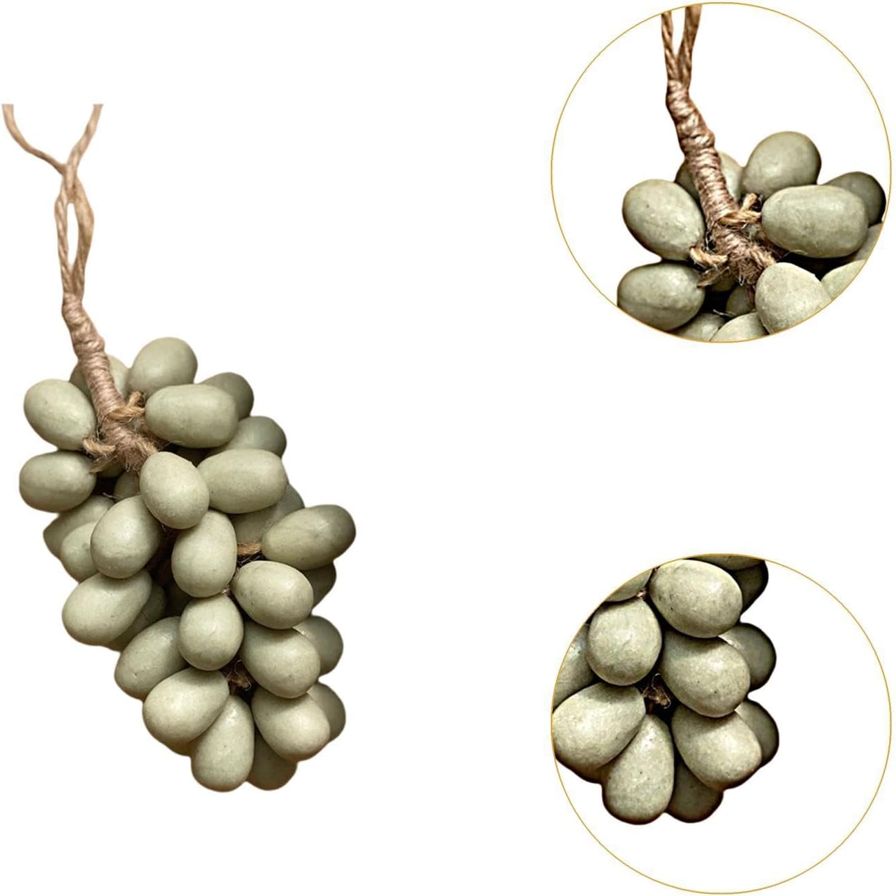 Koolsoo Grape Shape Soap Scent, Hanging Decoration, Handmade Soap for Wife Daughter Bathroom Decor, Green image number 4