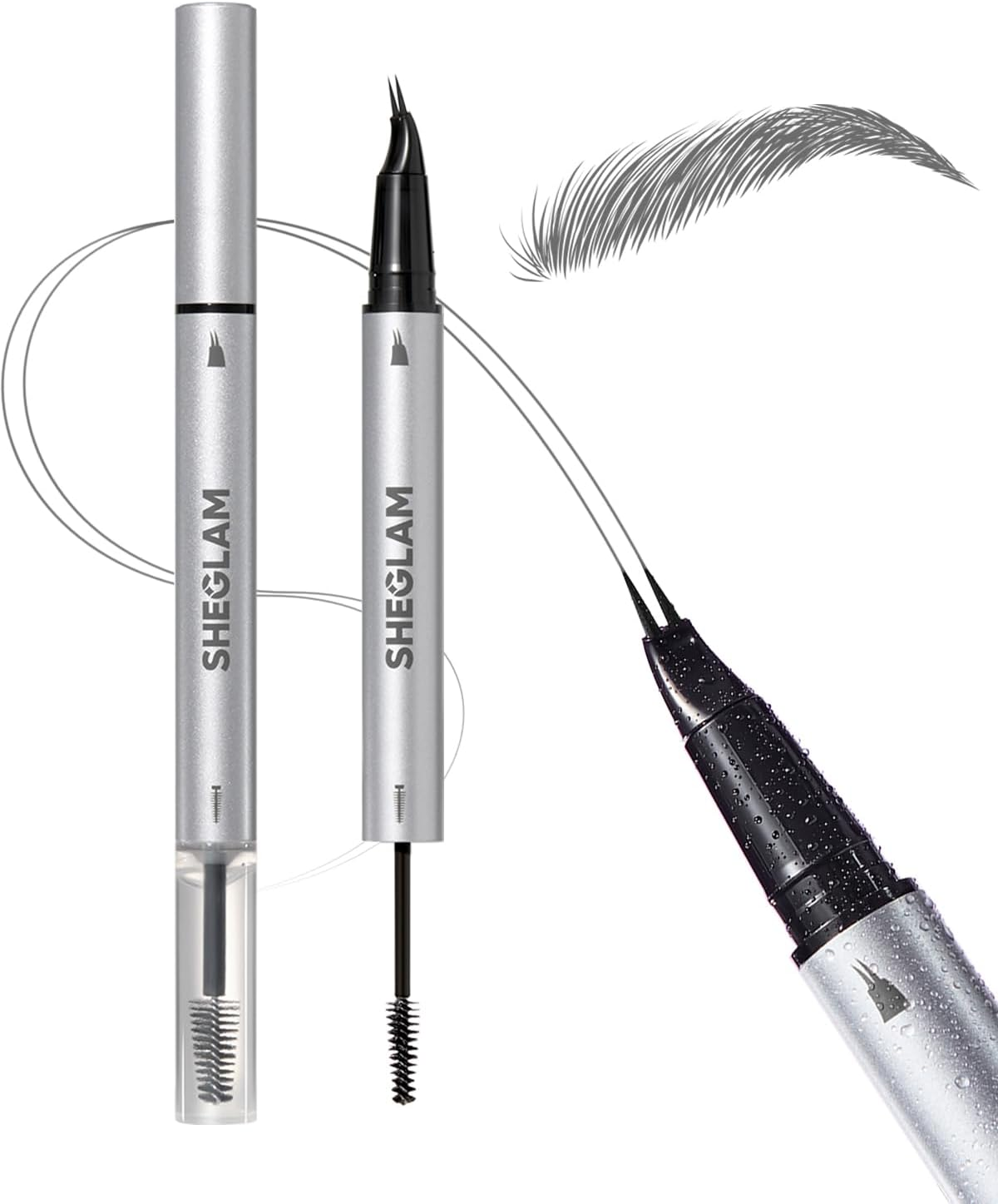 SHEGLAM Real Flow Laminating Brow Pen-Ebony