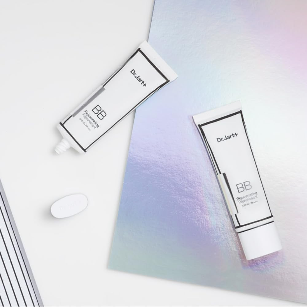 Rejuvenating BB Beauty Balm, Color-Changing Cream, Caramel Shade, 50Ml, Hypoallergenic, Paraben-Free, 2Nd Skin Complex, Sensitive Skin for Dr. Jart+ (02 Medium) - 01 Light image number 3