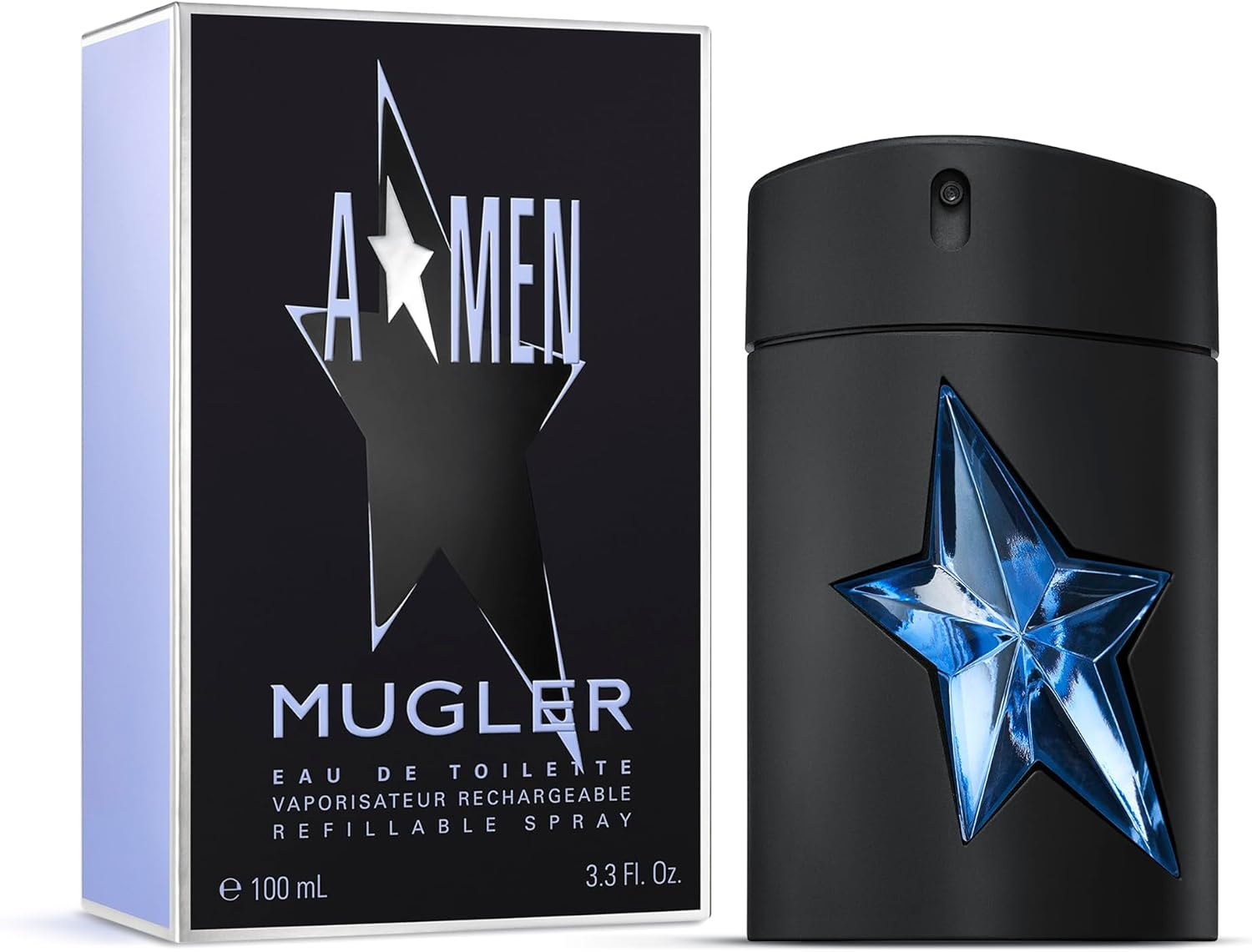 MUGLER - A*Men - Eau De Toilette - Men'S Perfume - Ambery Woody Gourmand Scent - Bourbon Vanilla - Absolute Coffee - Vigorous Fragrance - Refillable - 100 ML image number 2
