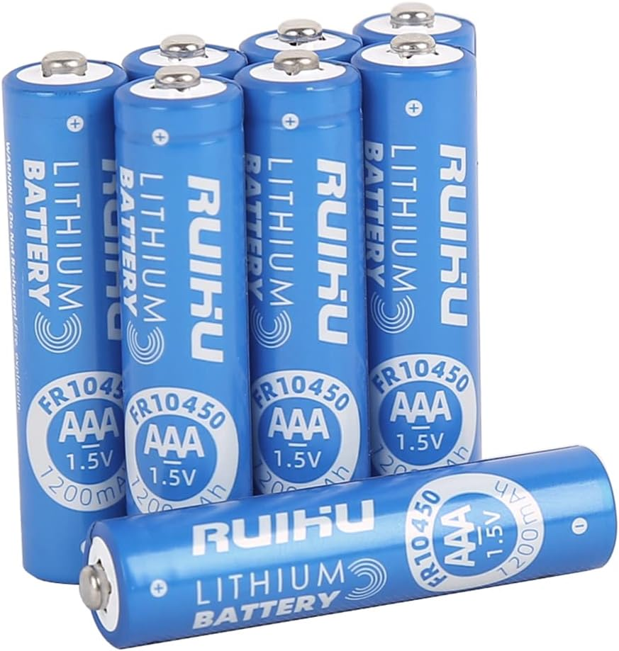 AAA Batteries, 8 Pack Lithium Iron Triple a Batteries, 1.5V 1200Mah Longer Lasting AAA Lithium Batteries, Non-Rechargeable (Lithium AAA - 8 Count) image number 5