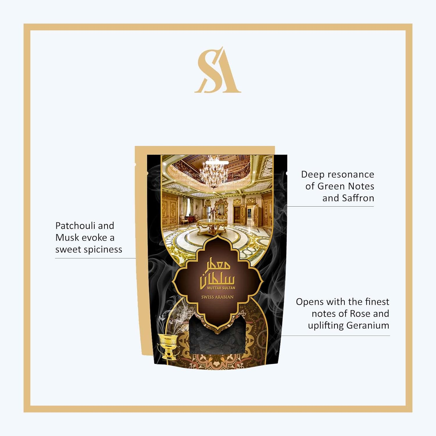 Swiss Arabian Muattar Sultan Home Fragrance, 350G image number 6