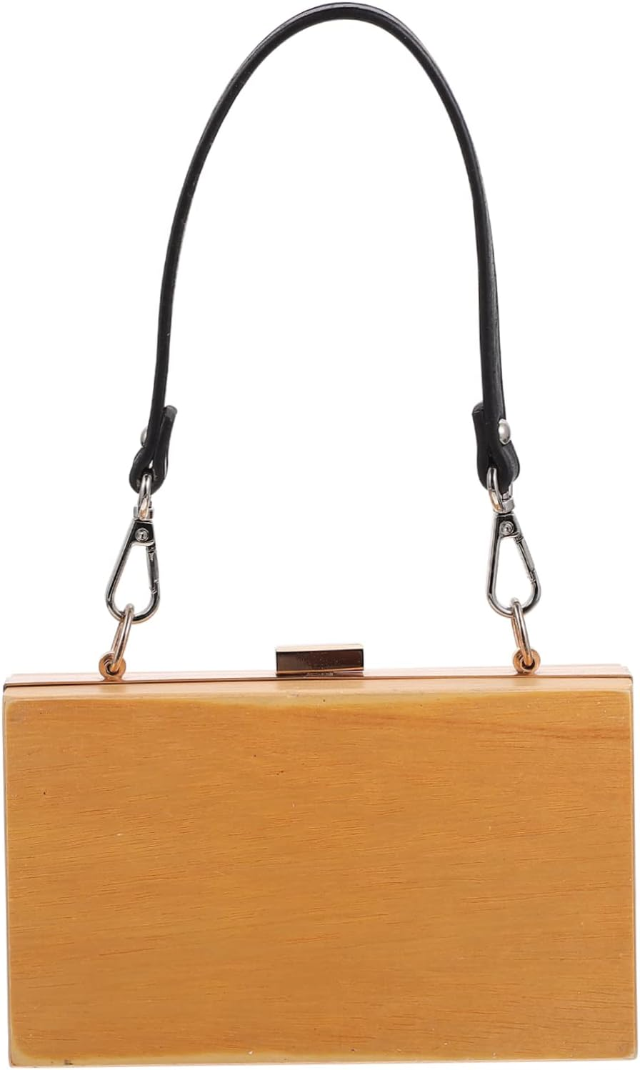 STOBOK Pu Leather Purse Strap with Silver Buckle, DIY Shoulder Bag Replacement Belt for Women, Short Handbag Handle for Crafting and Purse Making Accessories - Silver image number 2