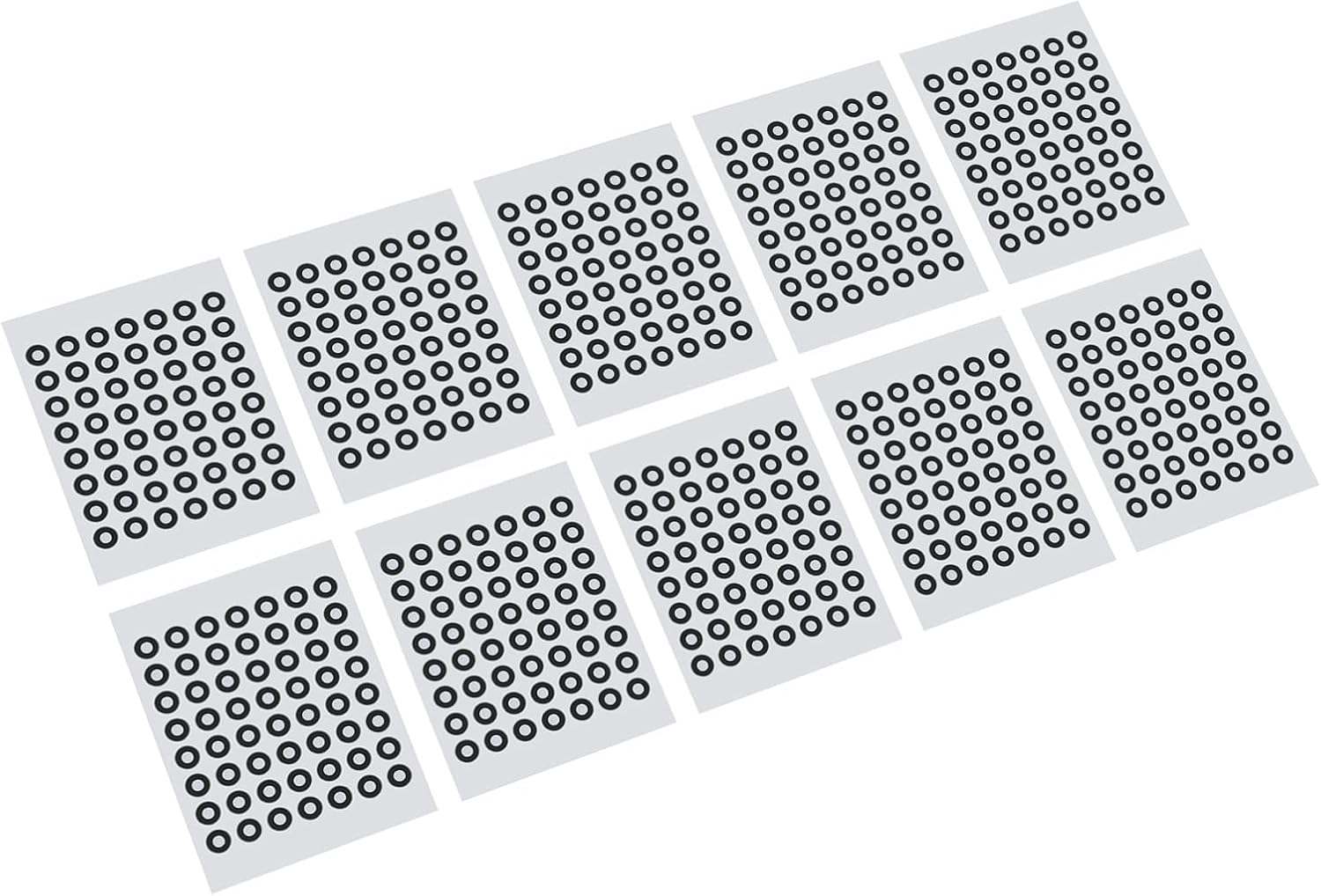 560PCS 3D Scanning Marker for 3D Scanner, 3D Tracking Dot Reference Point Markers, Diffuse Reflection Markers, 6Mm Positioning Targets with Black Contour image number 1