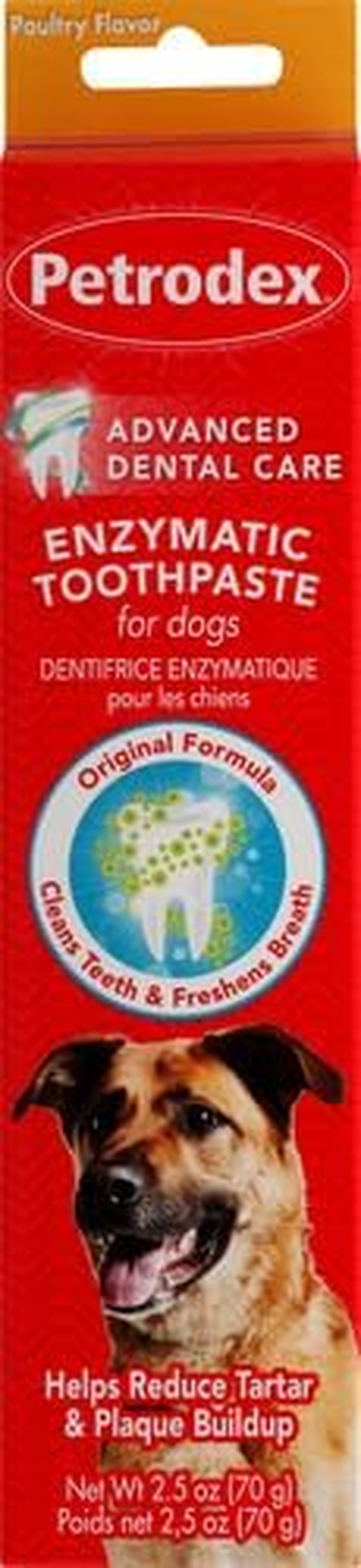 Petrodex Enzymatic Toothpaste for Dogs, Pet Dental Care, Poultry Flavor, 2.5 Oz image number 3