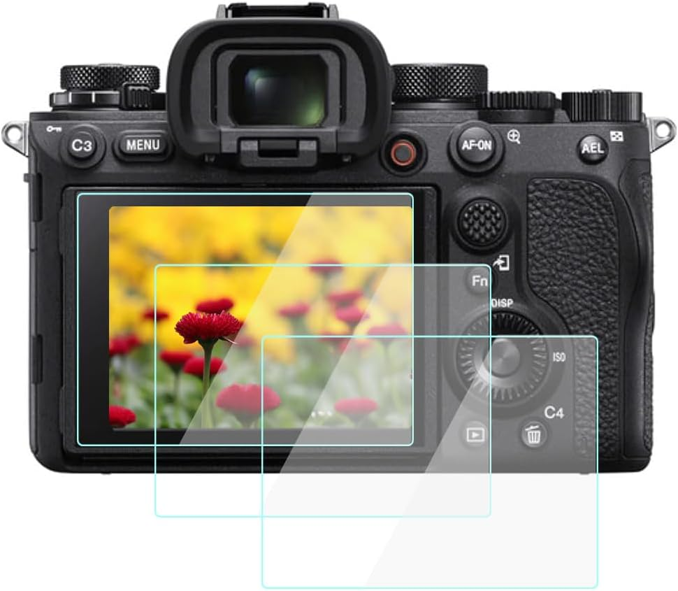 YRTIYO A1Ii Screen Protector Glass for Sony A1Ii / A7R V, Anti-Scratch, Anti-Bubble, Anti-Dust, 9H Tempered Glass, Pack of 3 image number 3
