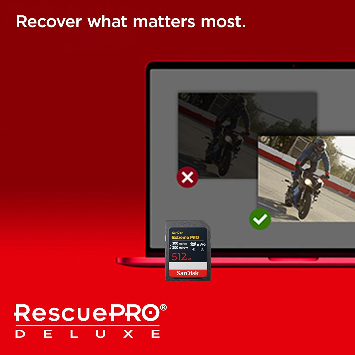Sandisk 128GB Extreme PRO SDXC UHS-II Memory Card - up to 300Mb/S Read and Write Speeds, V90, 8K, 4K UHD, SD Card - SDSDXDM-128G-GN4IN image number 6