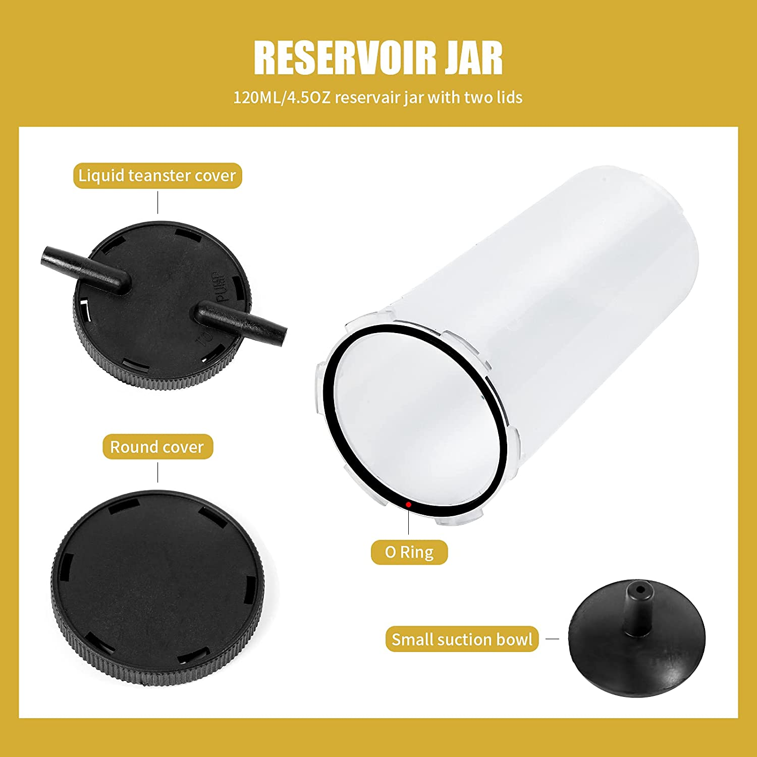 Yonligonju 2 in 1 Handheld Vacuum Pump Brake Bleeder Kit for Motorcycle 16 Pcs Brake System Bleeding Tools with Gauge Adapters Automotive Brake Fluid Bleeding Set for Bike Car Truck (Blue) image number 6