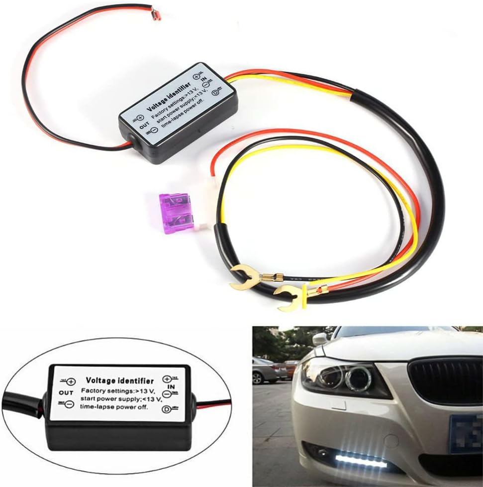 AU DRL Controller Car Auto LED Daytime Running Light Relay Harness Dimmer A++ image number 1