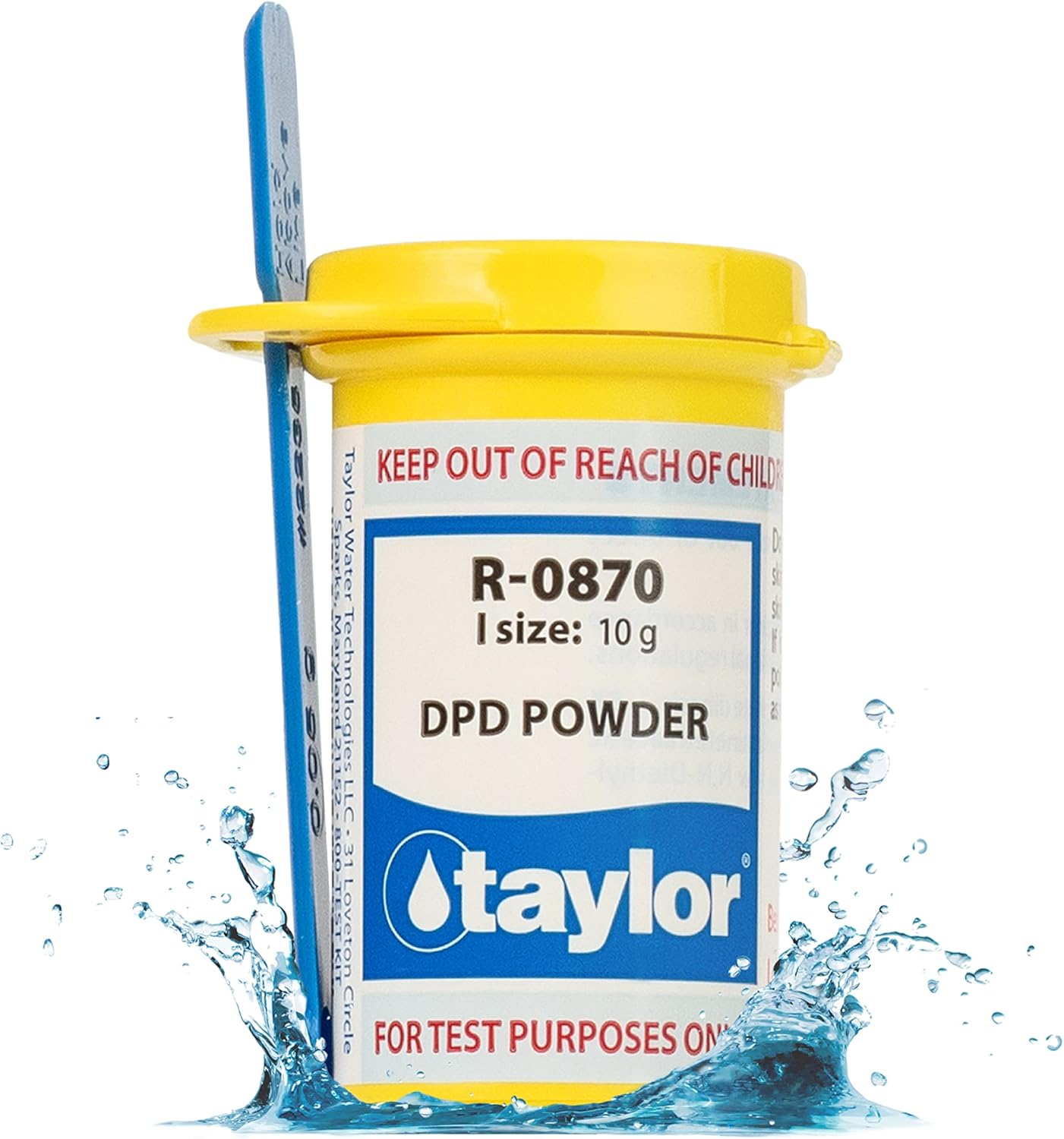 Taylor Technologies R-0870-I DPD Powder for Swimming Pool 10Gm