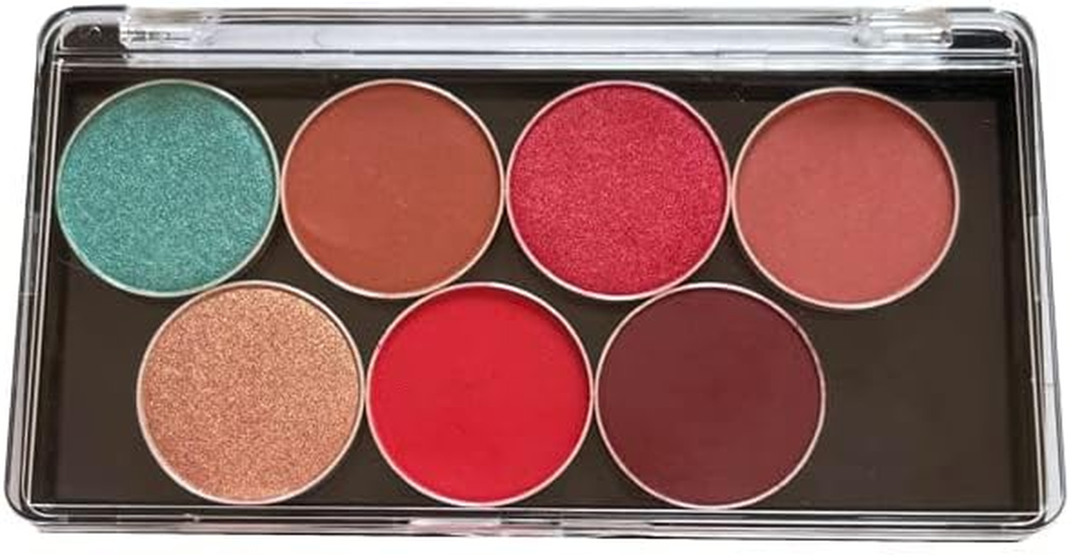 2Pcs Rectangular Mini Magnet Make-Up Dispensing Plate Eyeshadow Blush Powder Storage Empty Palette with 10Pcs Metal Stickers image number 2