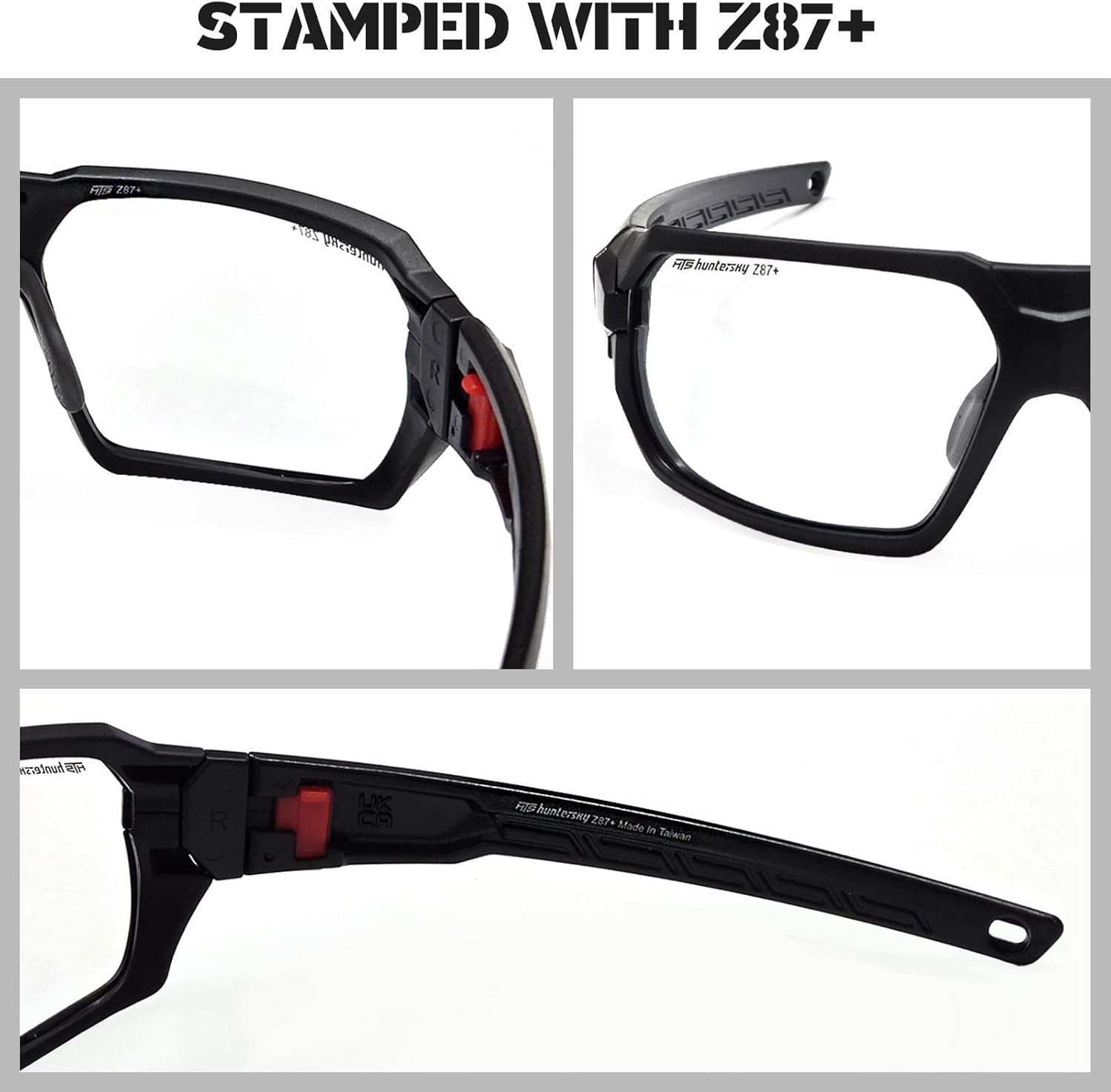 HTS HUNTERSKY Q37 anti Fog Tactical Shooting Glasses Men Military Eye Pro Ballistic Safety Glasses Range Shooting Eye Protection OSHA image number 4