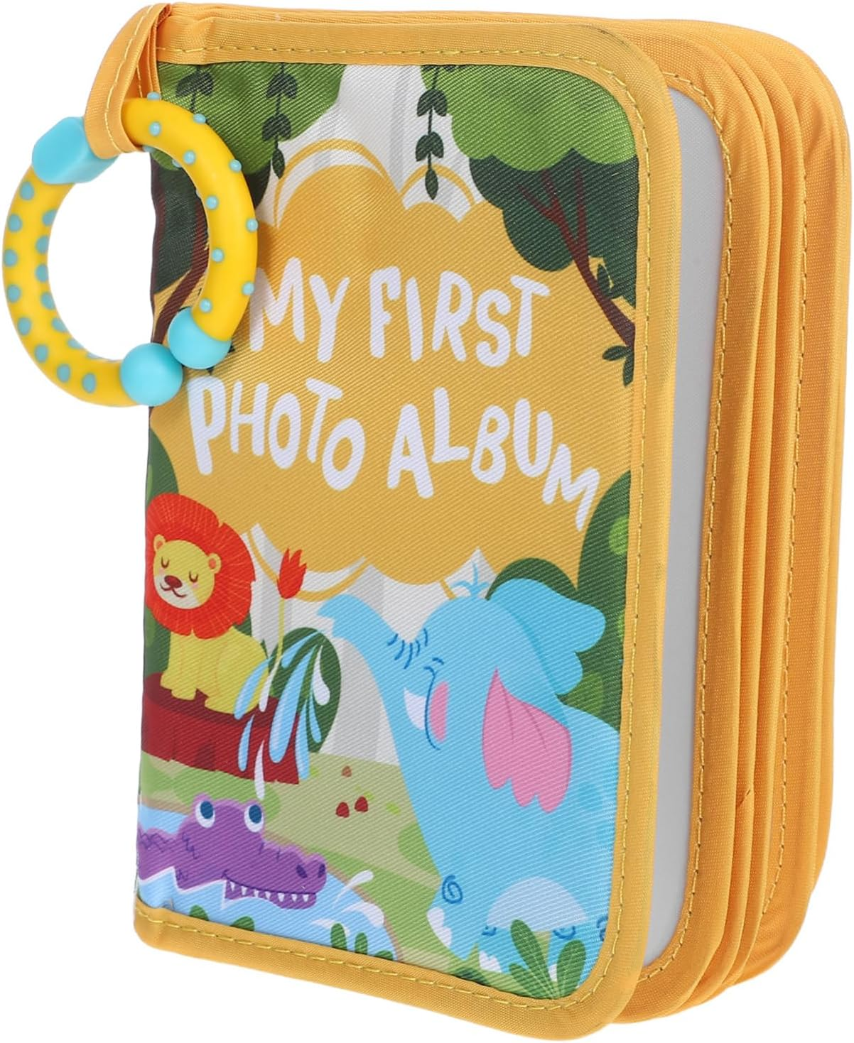 Soft Baby Photo Albums: My First Family Fabric Photo Book Cloth Keepsake Album - for Baby Shower Toddler Boy Girl Newborn Early Memories image number 3