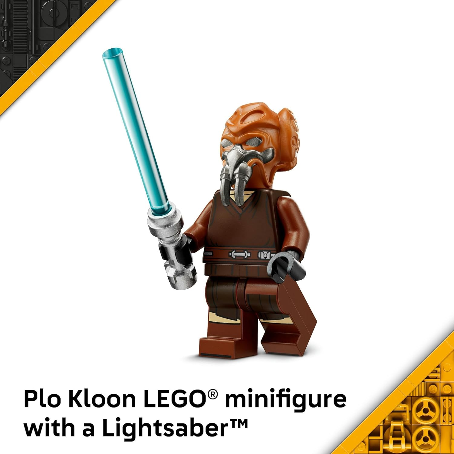 LEGO&reg; Star Wars: the Clone Wars&trade; Plo Koon&rsquo;S Jedi Starfighter&trade; Microfighter 75400 Collectible Building Toy for Kids, Toy for Boys, Girls and Fans Aged 6 Years Old and Up, Includes a Blue Lightsaber&trade; image number 1