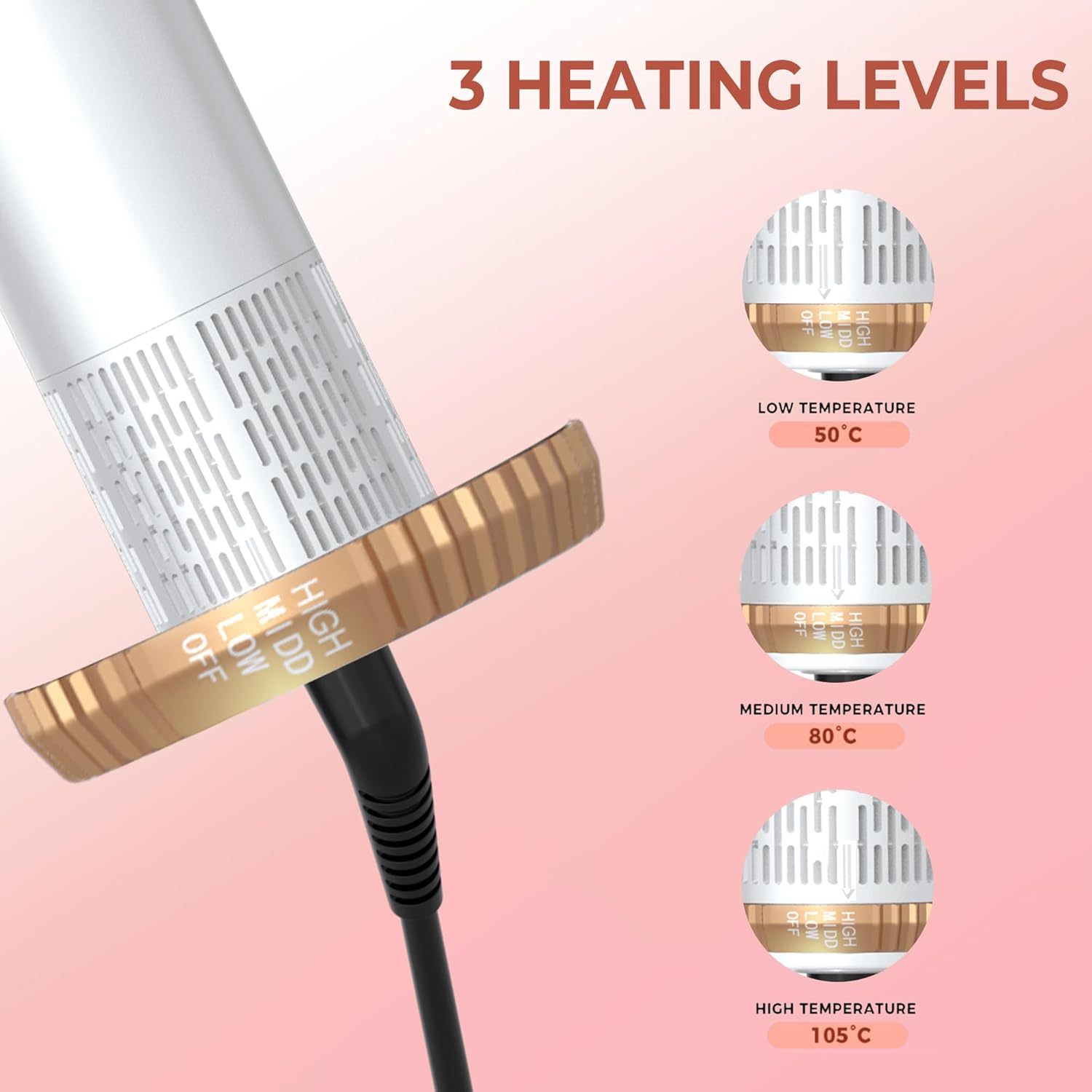 Airbrush Hair Styler Air Styler 6 in 1 image number 2