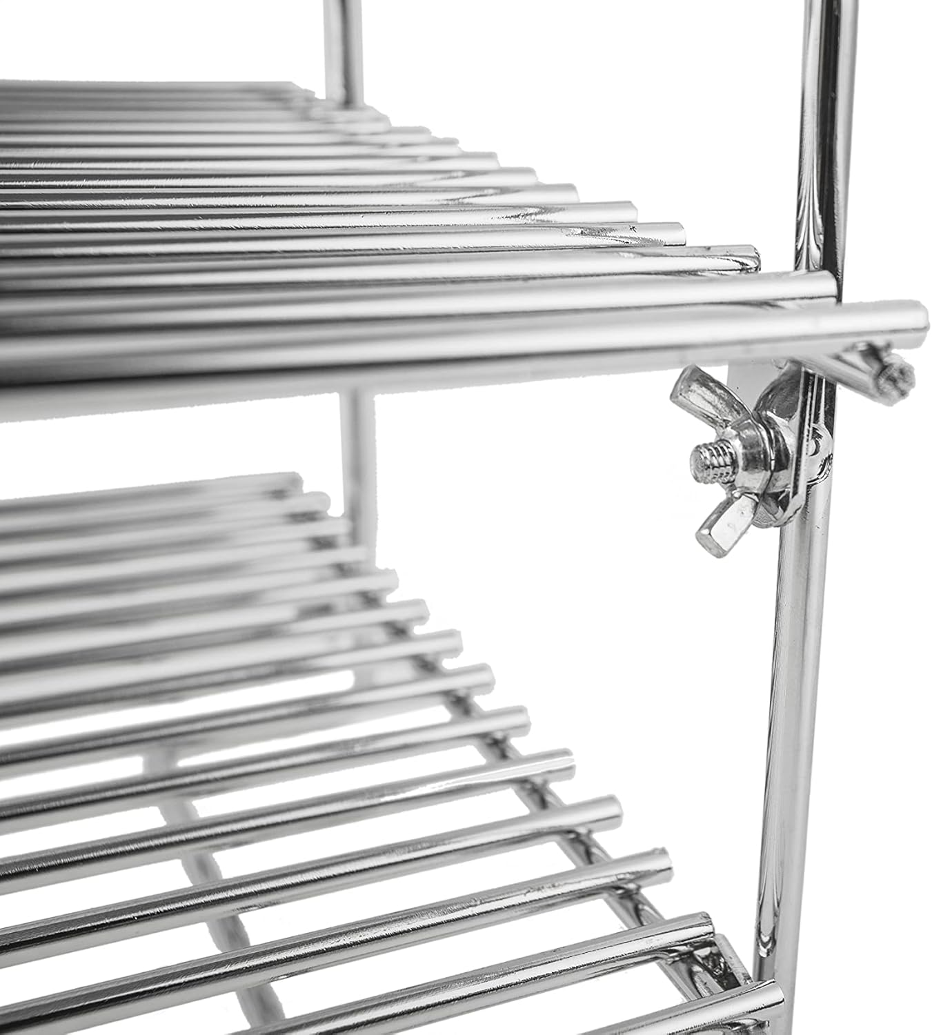 Dcyourhome Double Layer Stainless Steel Smoke Shelf/Grill Warming Rack Replacement Part for Traeger and Other Wood Pellet Grills & Gas Grills & Grill Grate Accessories (Smoke Shelf) image number 1