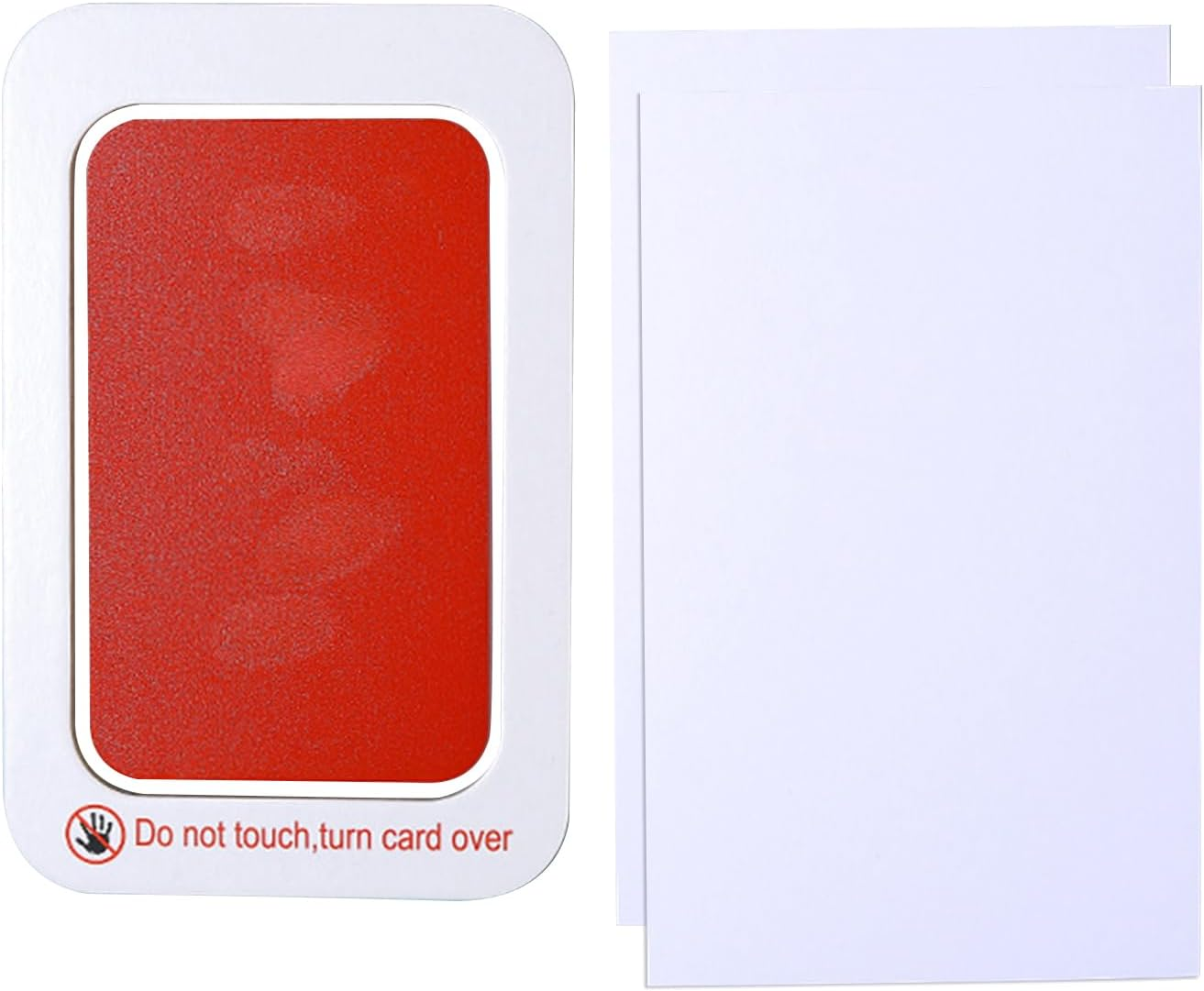Paw Print Kit, Clean Touch Ink Pads and Cards - Non Irritating Safe Tool Handprints Crafts Keepsakes for Family Mom Fathers Babies Pets Puppy Cat Boy image number 1