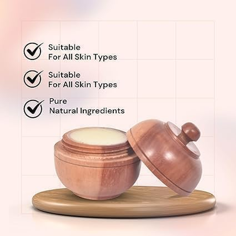 Natural Solid Perfume White Musk Fragrance Long Lasting Fragrance Body Perfume in Wooden Jar for Unisex- 6 Gm, (Pack of 1) image number 1