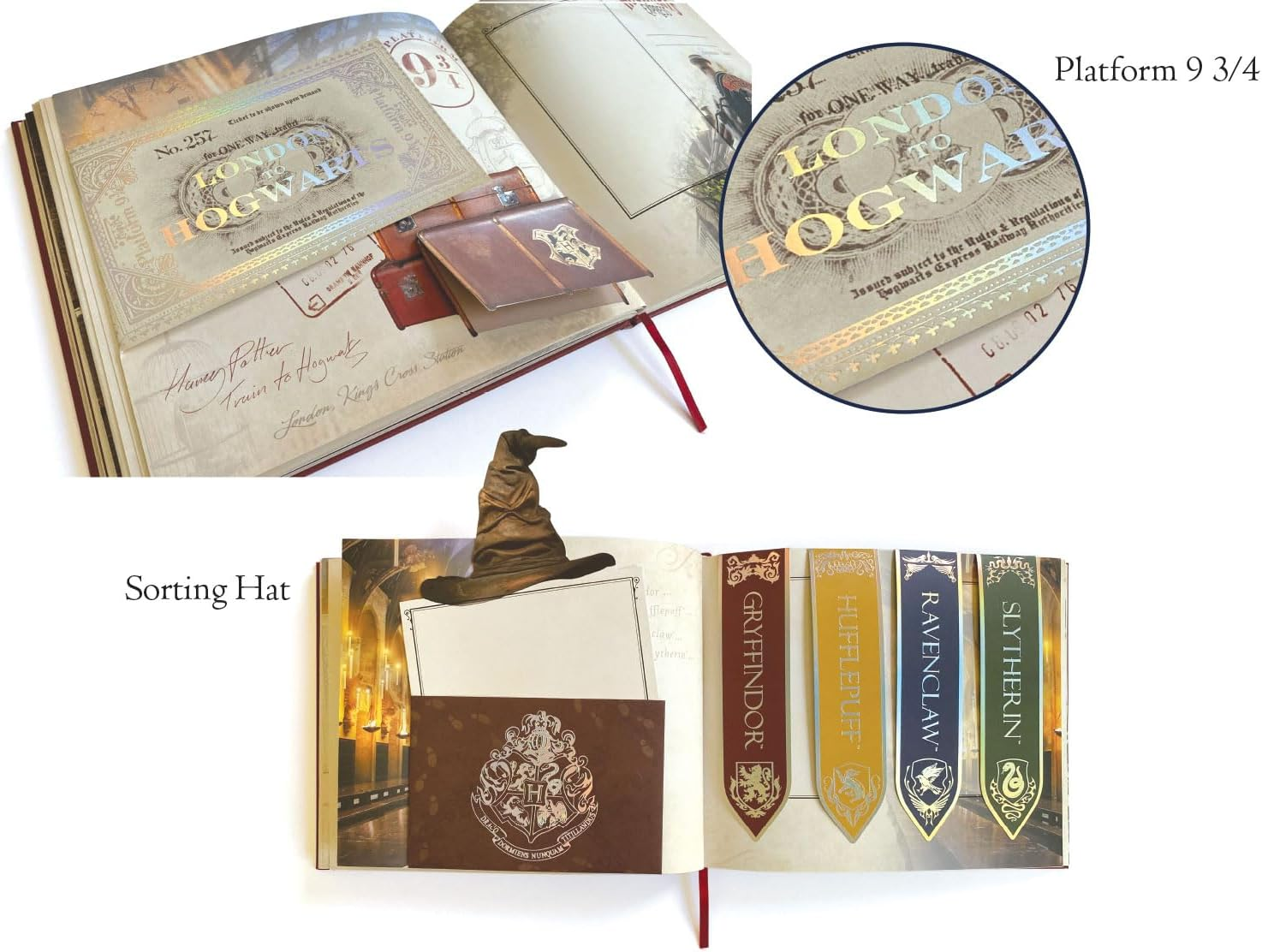Paper House Productions Harry Potter Archival Quality Photo Memory Album with Activity Pages and Space for 144 Photos, ALB-6000E