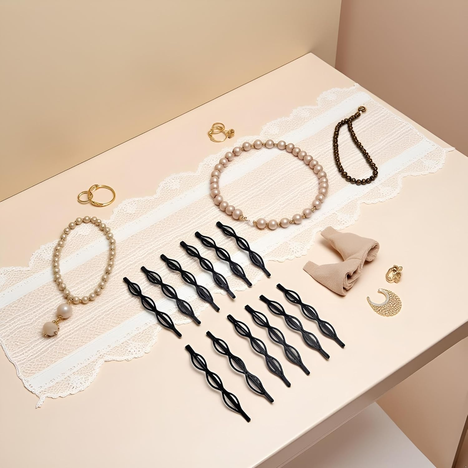 12Pcs Black Vintage Hair Pins, Mini Bobby Pins Fashion BB Clip, Invisible Bangs Clip Small Pins for Women and Girls Decorative Wedding Dainty Hair Pins Hair Accessories Beauty and Personal Care image number 1