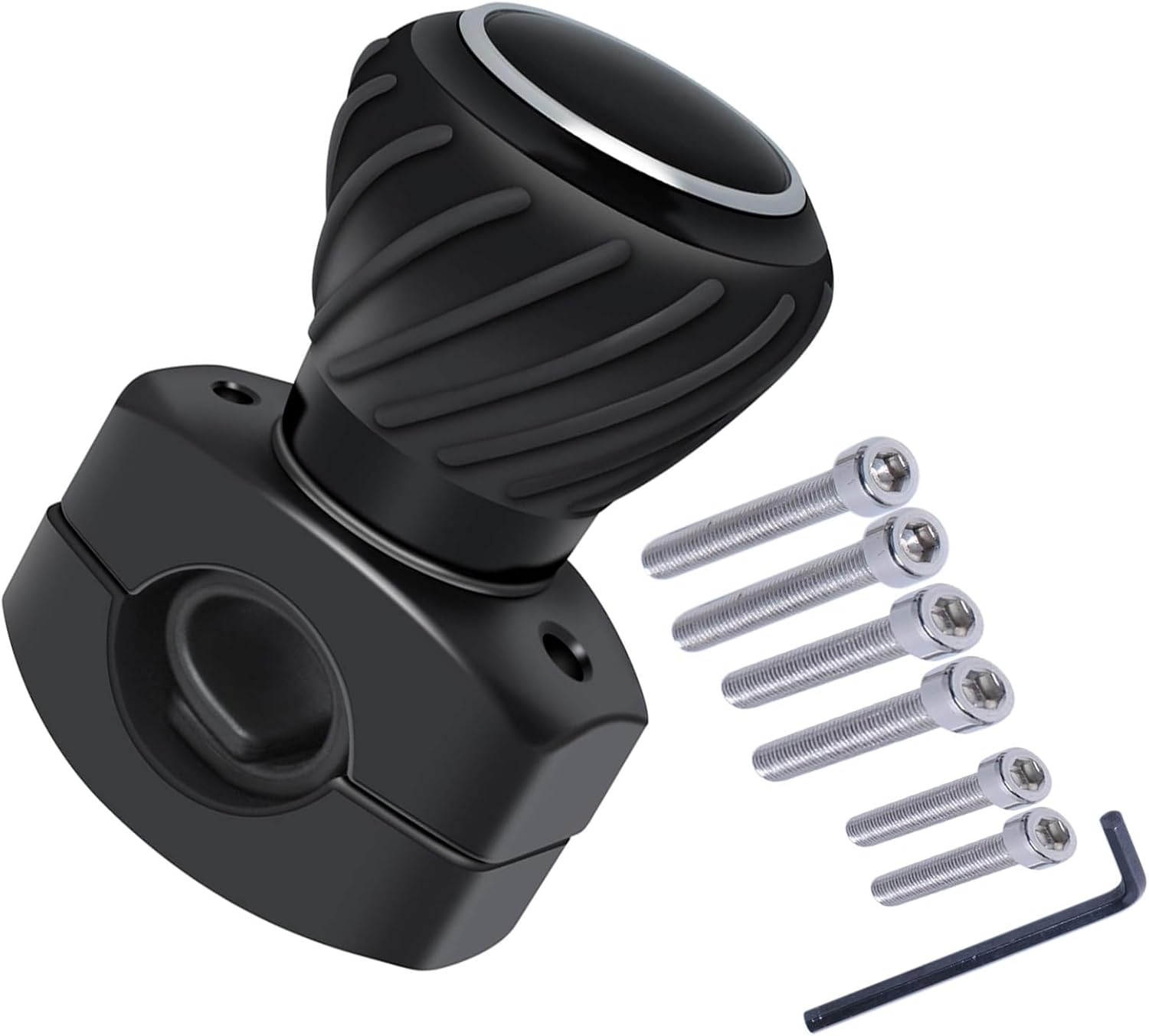 MAEZOE Steering Wheel Spinner Knob, Universal Steering Wheel Ball Knobs for Cars, Trucks, Tractors, Mowers, Forklifts, Etc image number 2