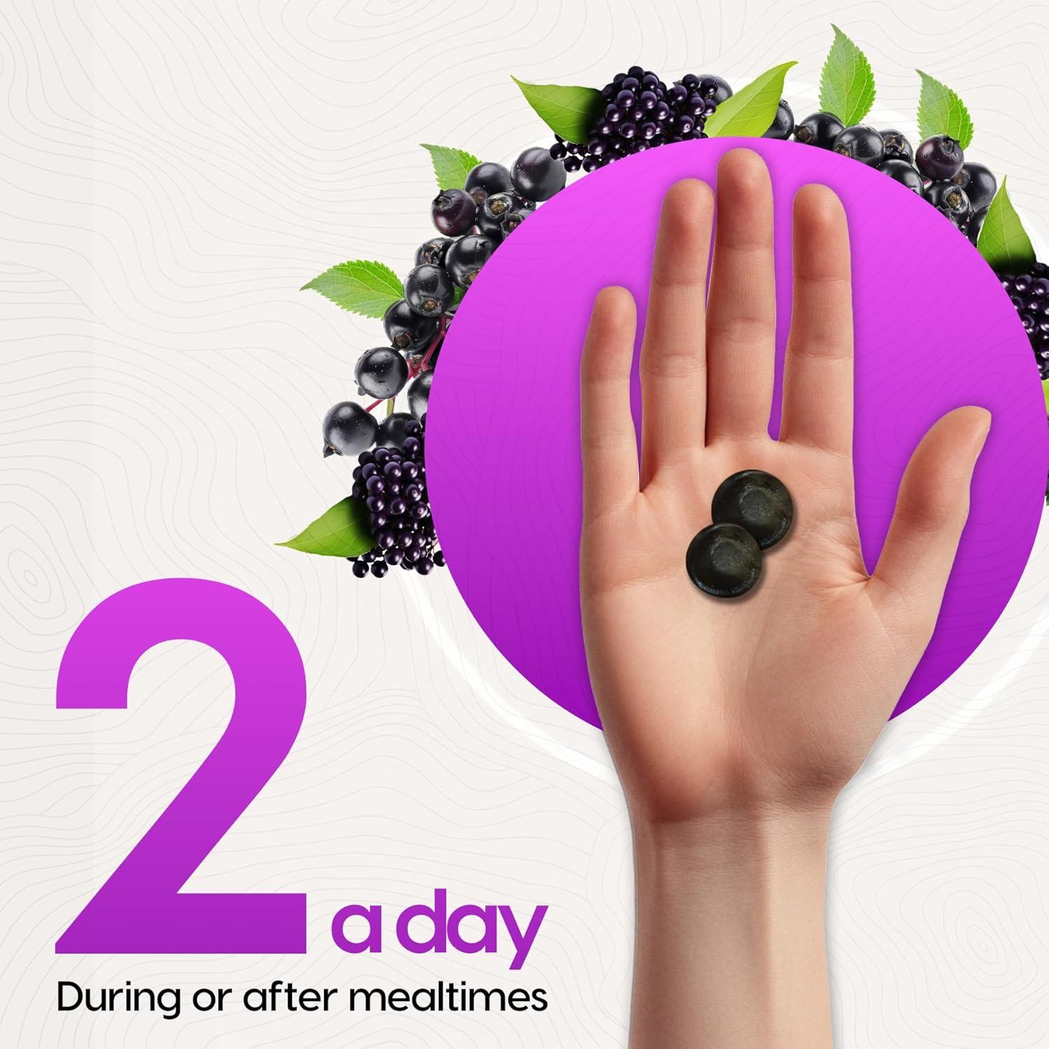 15000Mg Himalayan Shilajit Gummies | Lab Tested | Rich in Fulvic Acid & 85+ Trace Minerals | Vegan Organic Product for Daily Energy & Wellness | 60 Gummies Elderberry Flavour image number 2