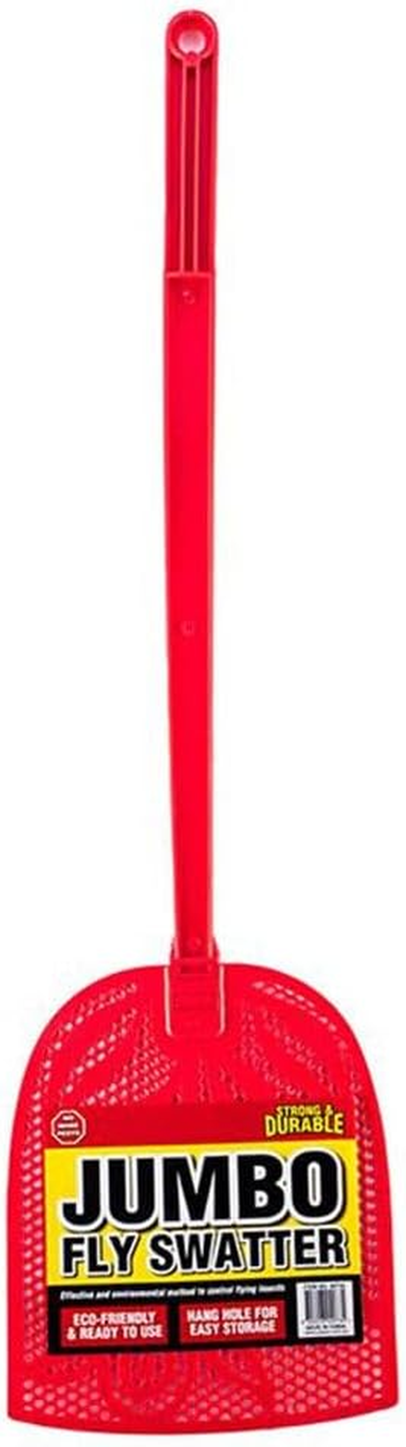 LEDON Swatter Fly Jumbo Flexible Plactic 60Cm X Head 16Cm X 19Cm Red image number 1