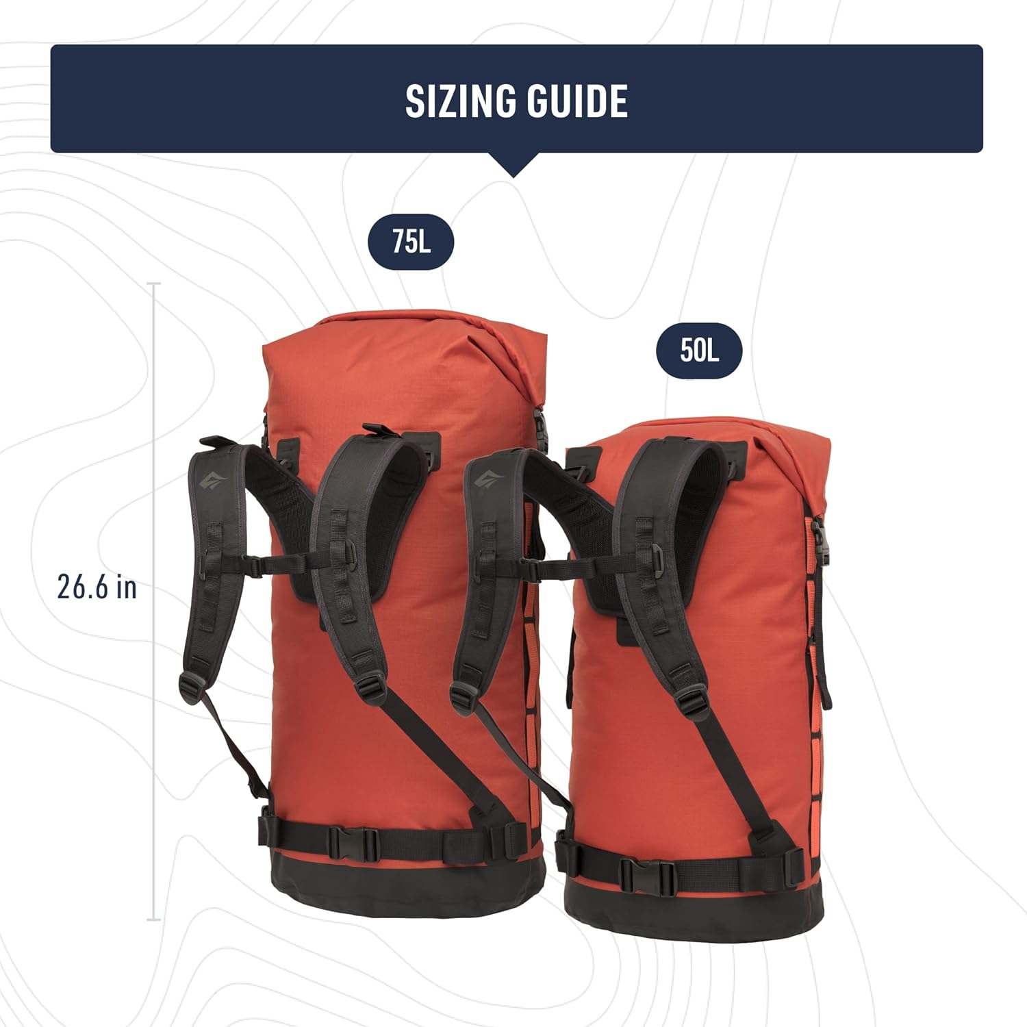 Sea to Summit Big River Dry Backpack with Adjustable Harness image number 1