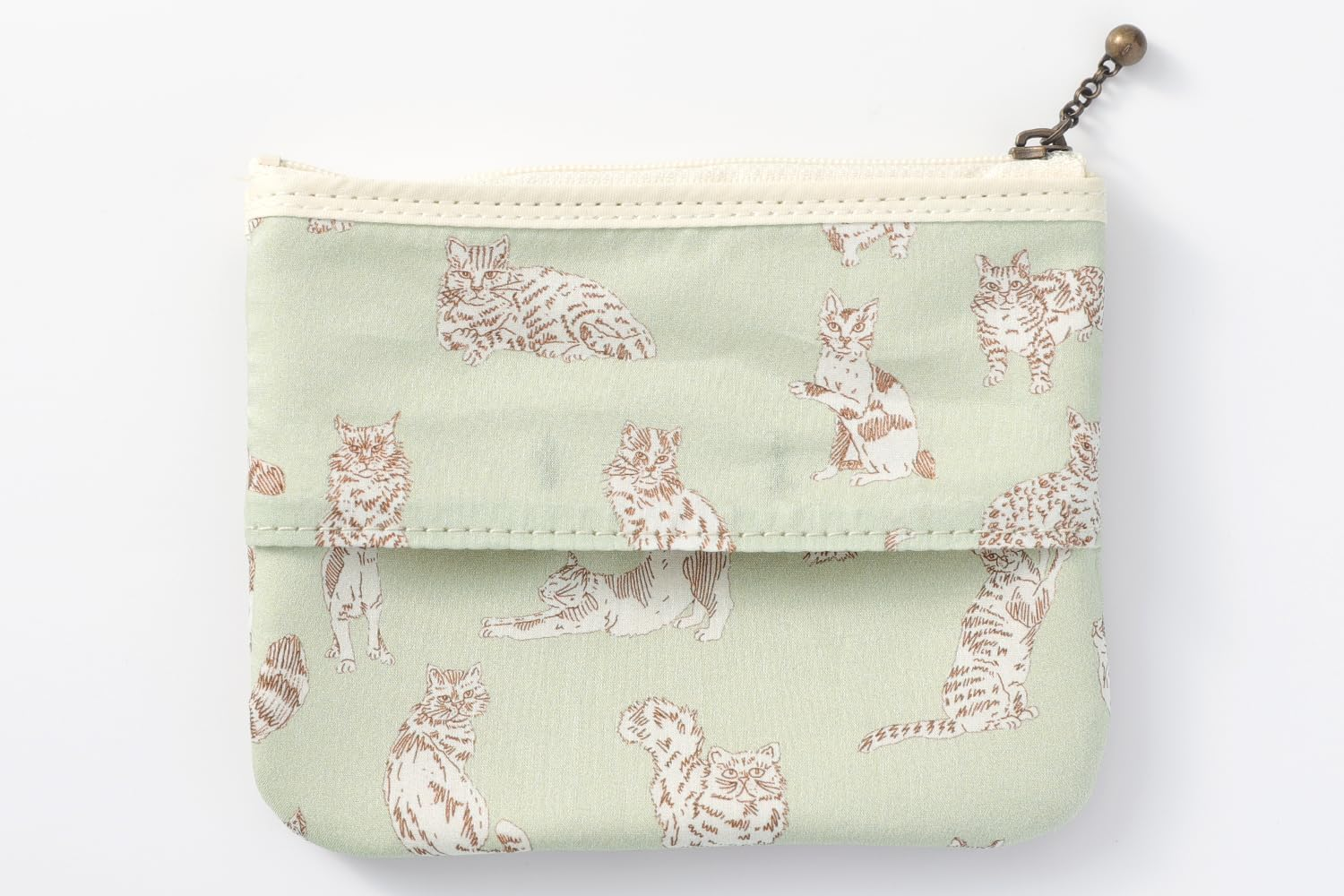 Ddintex Floret London Tissue Pouch 02 Miao Mint, 5.3 X 4.3 Inches (13.5 X 11 Cm) [With Liberty Print] image number 3