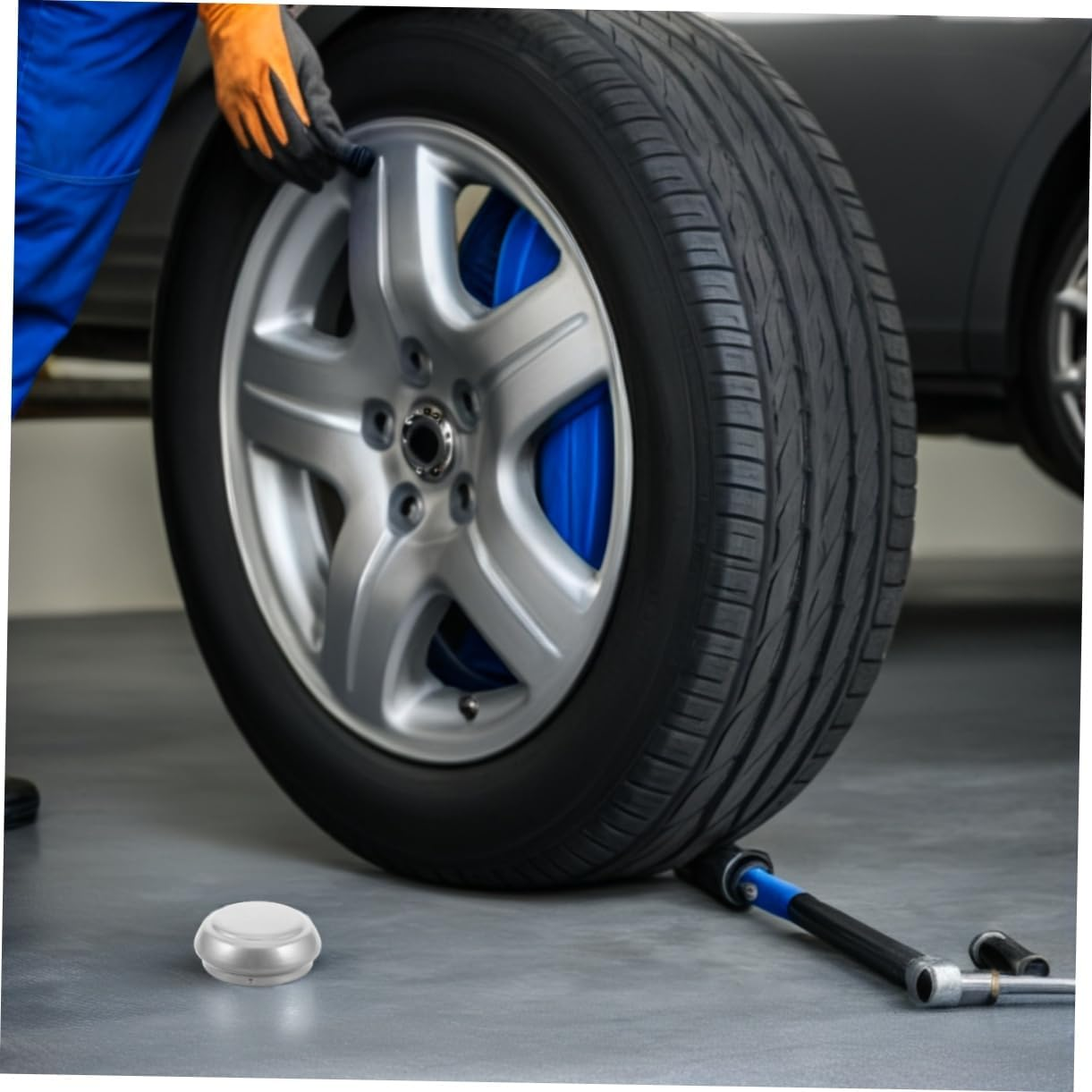 Ciieeo 4Pcs Wheel Center Cap Car Tire Hub Center Cap for Truck Auto Vehicle Protection image number 3