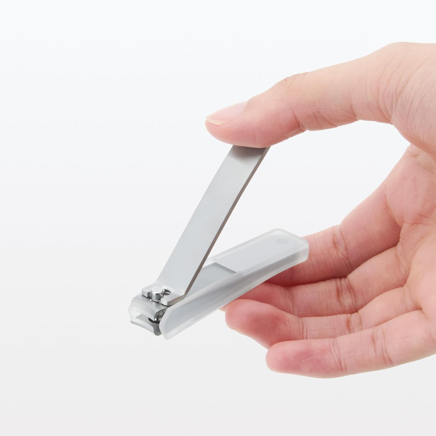 MUJI 84067839 Stainless Steel Nail Clipper with S/PP Cover image number 2