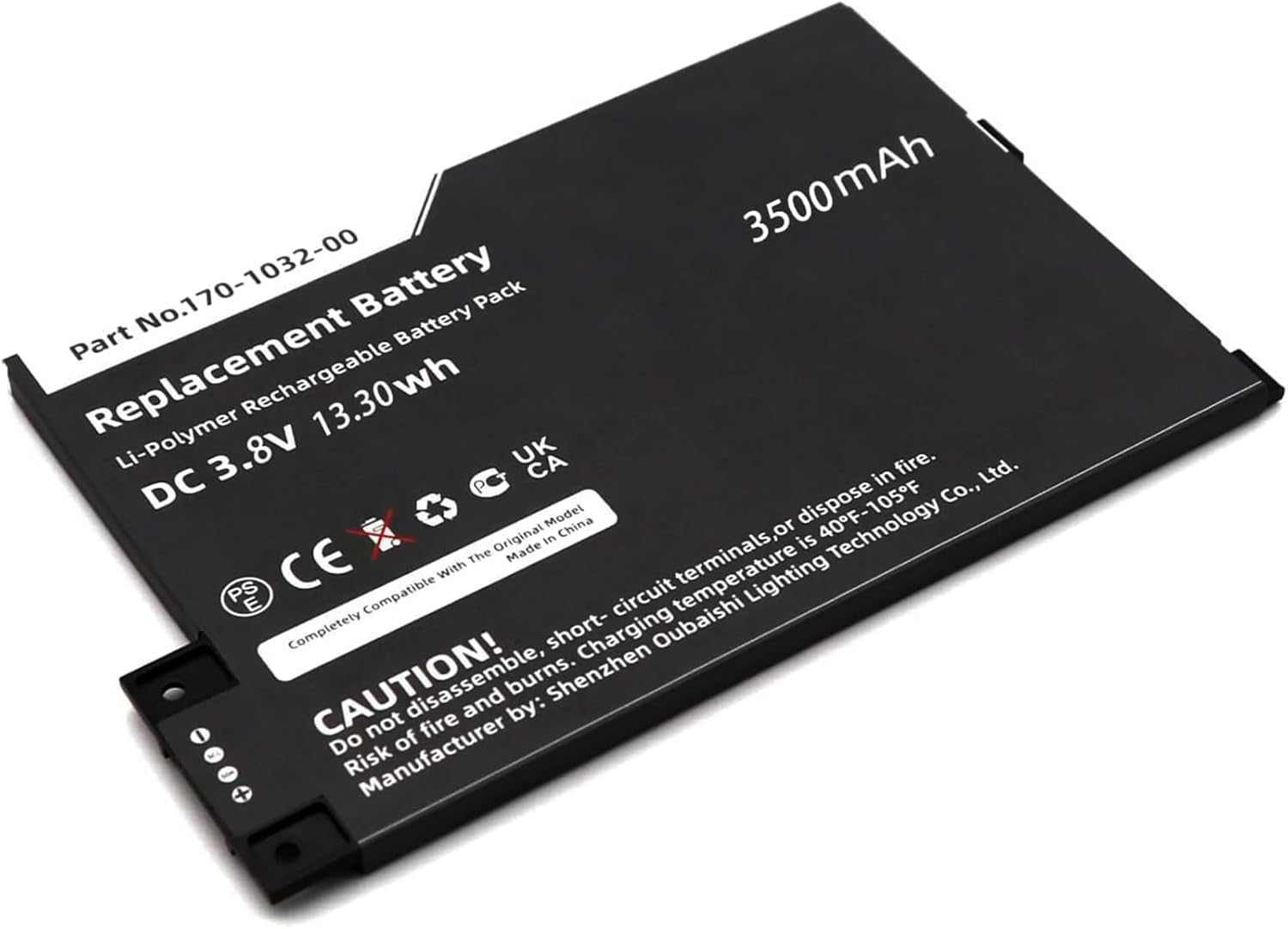 3500Mah Replacement Battery Compatible with Kind-Le 3 III 3G Wi-Fi Keyboard Graphite D00901 Ereader S11GTSF01A GP-S10-346392-0100 170-1032-01 170-1032-00 Upgrade Battery image number 1