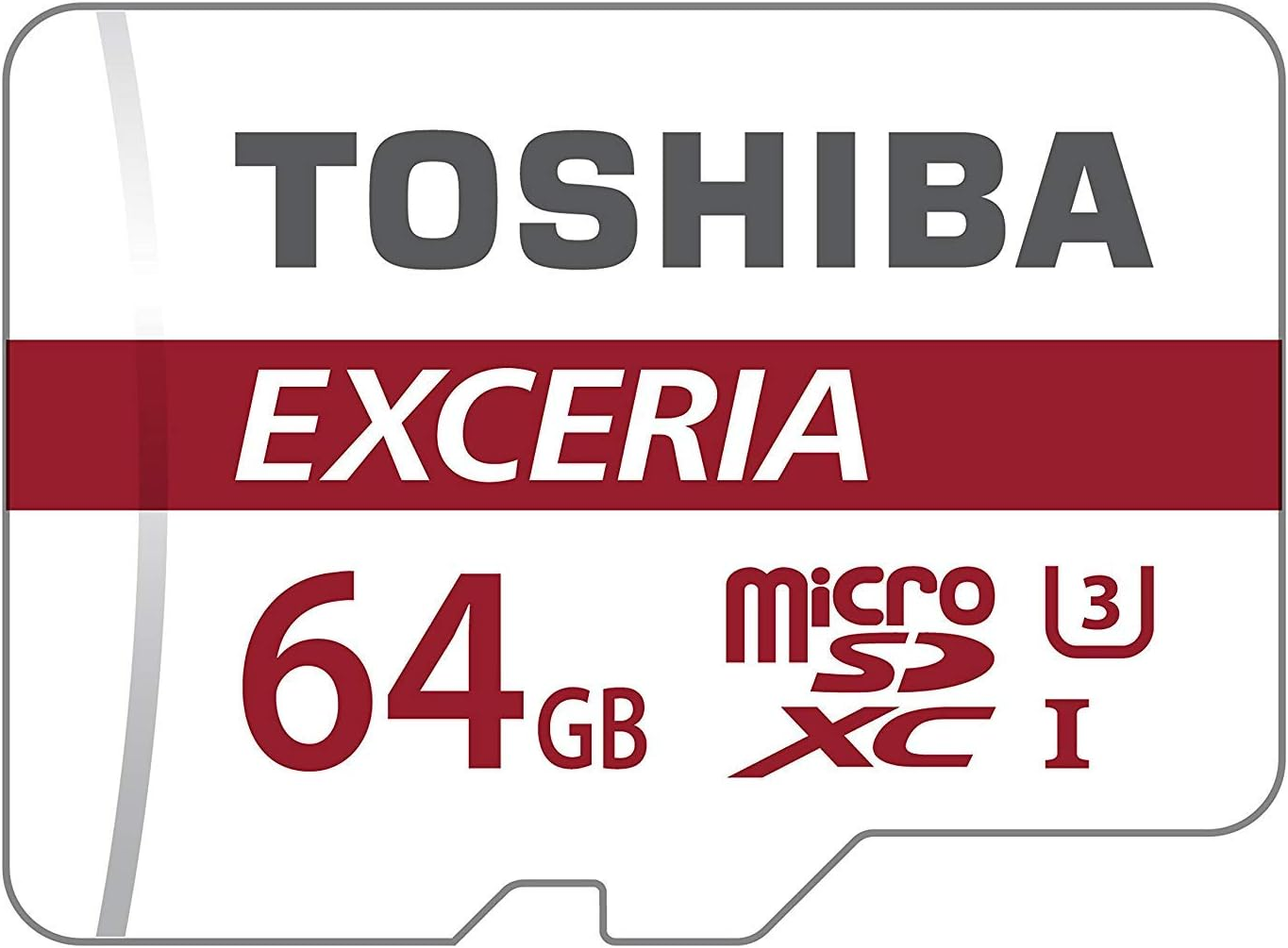 Toshiba EXCERIA M302-EA Micro SDXC 64GB UHS-I Class 10 Memory Card (Up to 90Mb/S)