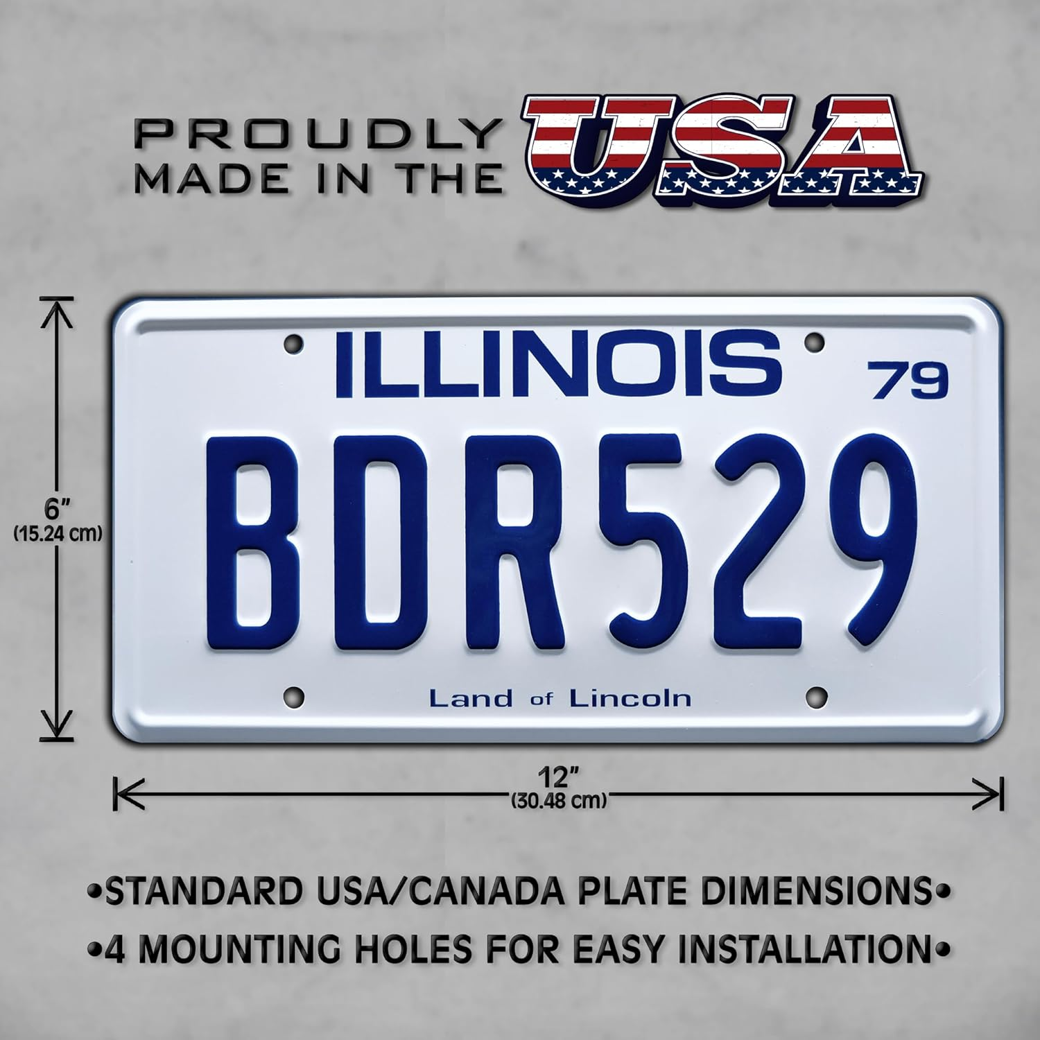 Blues Brothers | BDR529 | Metal Stamped License Plate image number 1