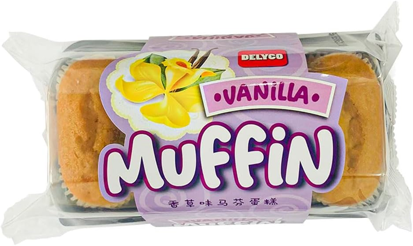 Delyco Banana Muffin Party Cakes Ready to Eat Snack 230G