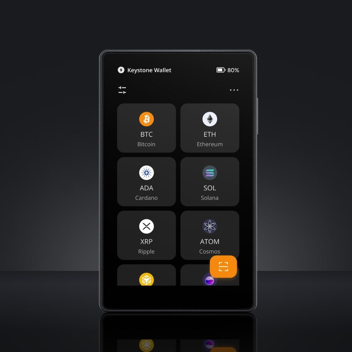 Keystone- 100% Air-Gapped Cryptocurrency Hardware Wallet/4-Inch Touch Screen/Fingerprint Sensor - Securely Store Your Bitcoin, Ethereum, Litecoin and More (Keystone 3 Pro) image number 5