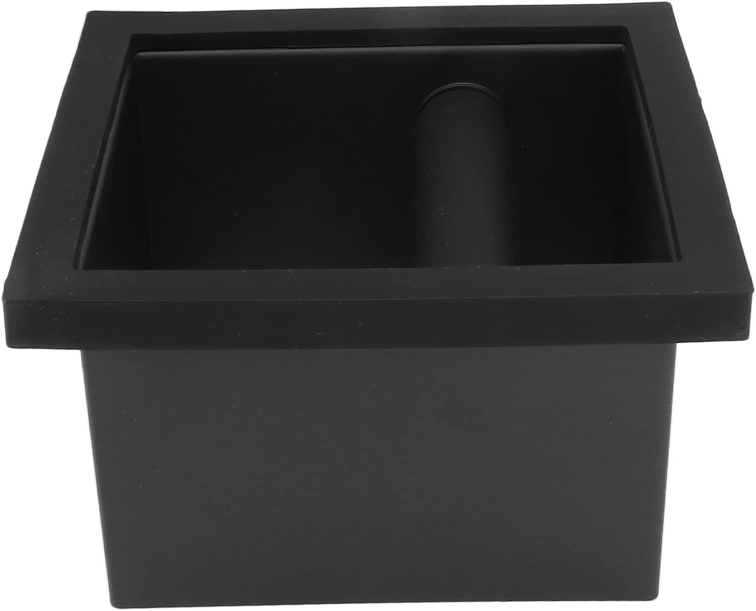 Jiawu Espresso Knock Box, 7" X 6.6" Shock Absorbent Coffee Knock Box with Removable Bar, Bottomless Coffee Grounds for Cafe, Home Kitchen image number 6