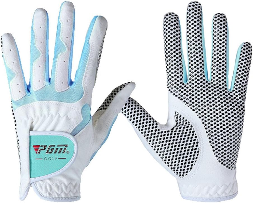PGM Women'S Golf Glove One Pair (4 Color Options), Improved Grip System, Cool and Comfortable