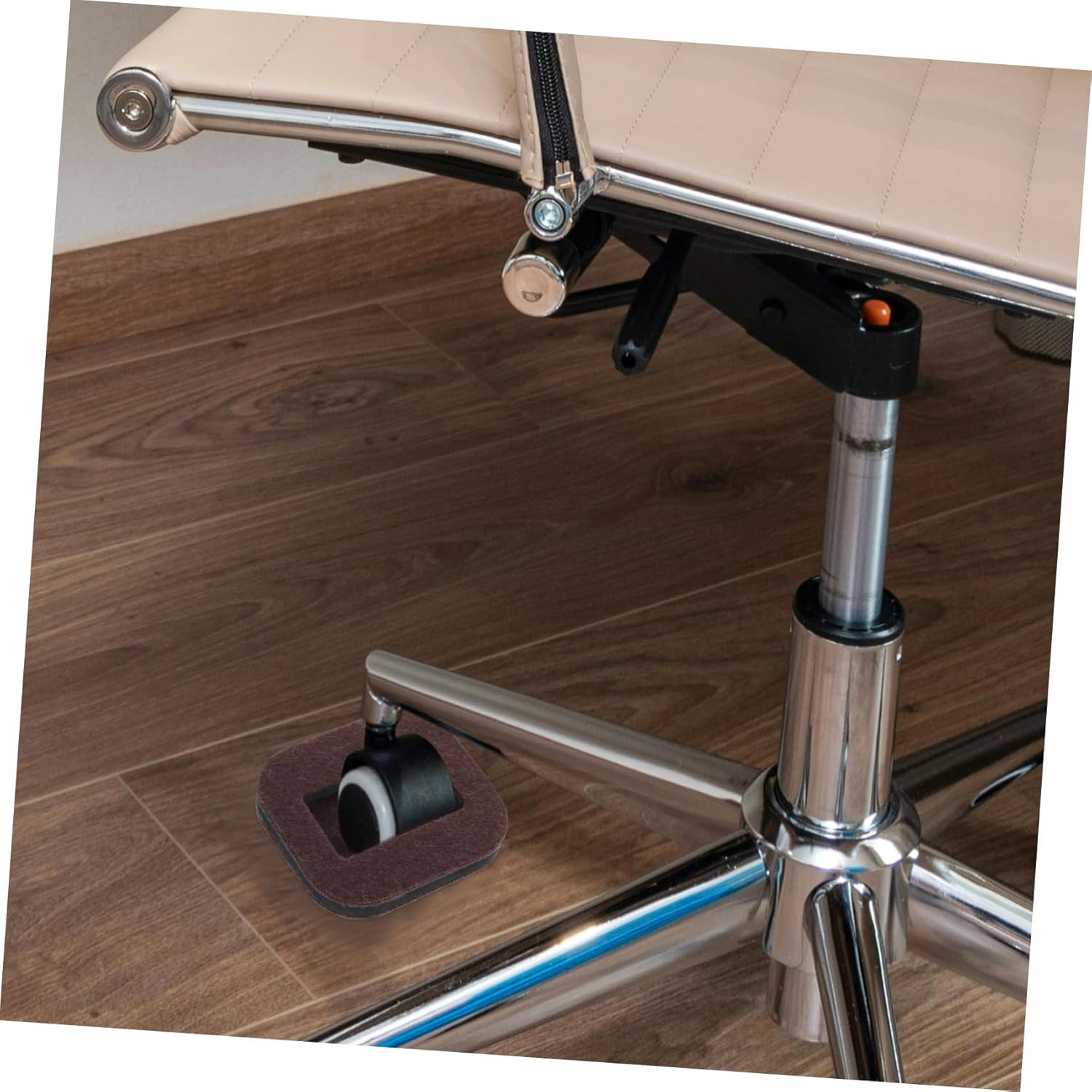 5Pcs Felt Furniture Pads for Chair Wheels Slip Caster Cups for Wood Tile Carpet Noise Scratch Prevention Easy Installation Multi Surface Protection