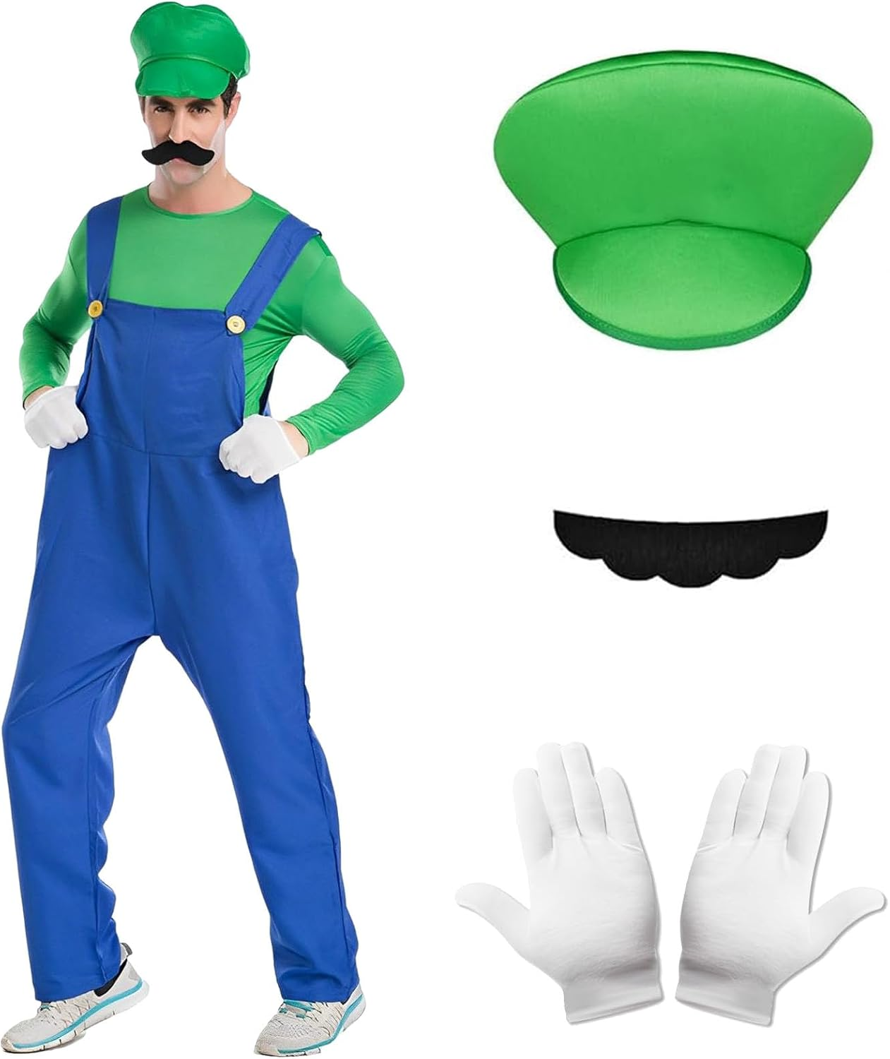 FCYQSD Costume Adults Set Halloween Birthday Party with Accessory