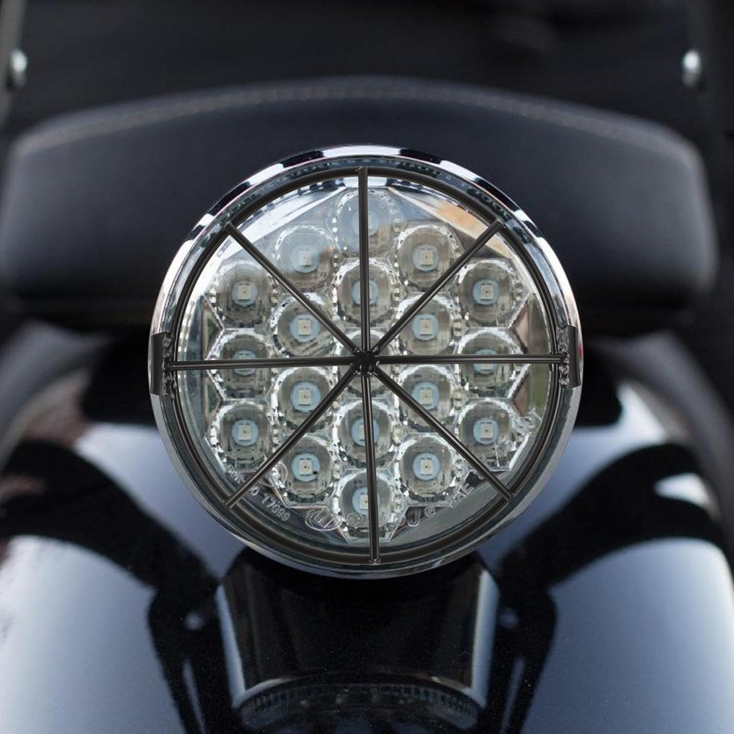 SHERCHPRY Motorcycle Accessory Headlight Cover Uv Protection Easy Install Stylish Design image number 6