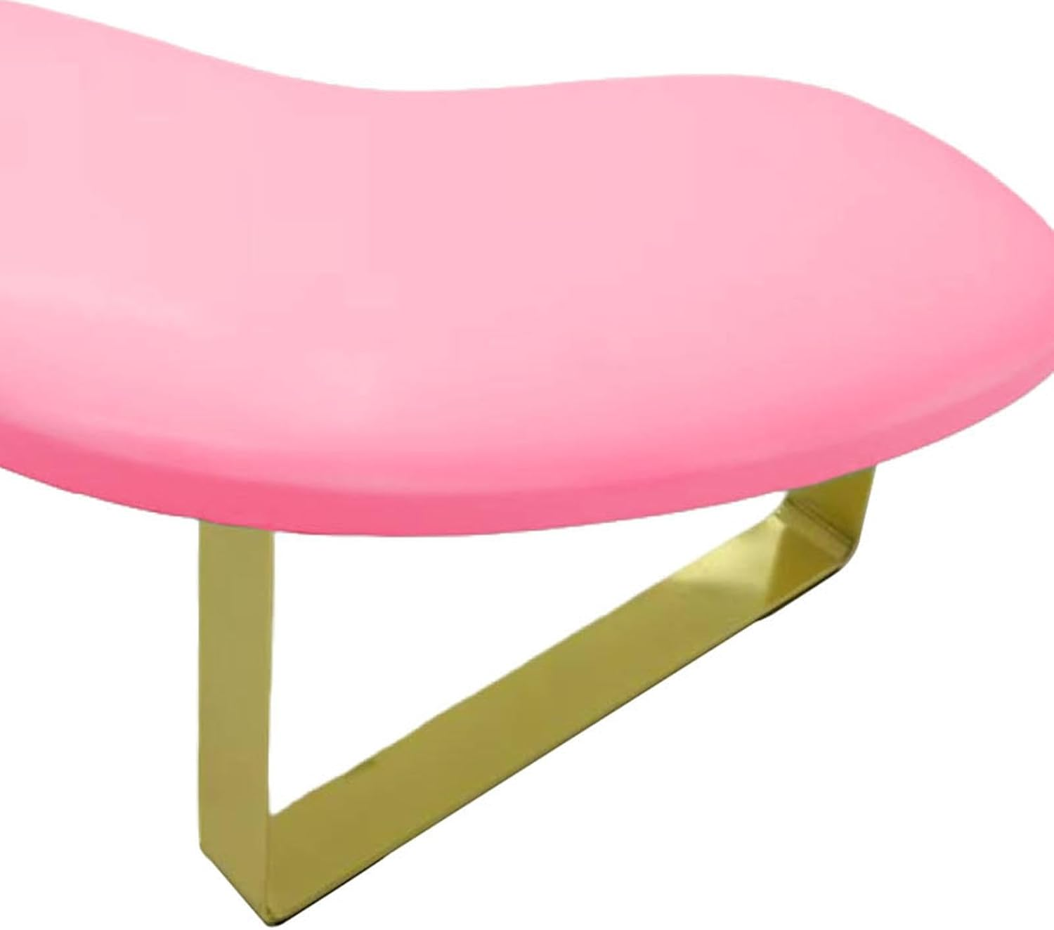 Perfk Nail Arm Rest Soft Comfortable Manicure Table Mat Nail Art Accessories Rest Cushion 15&deg; Slant for Manicurist Gift, Pink - Pink image number 2