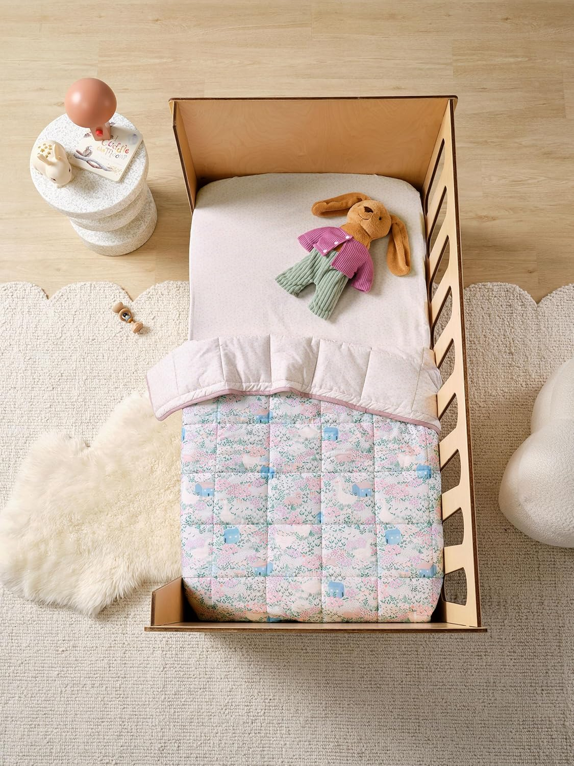 Linen House Kids Lottie Cot Coverlet image number 2
