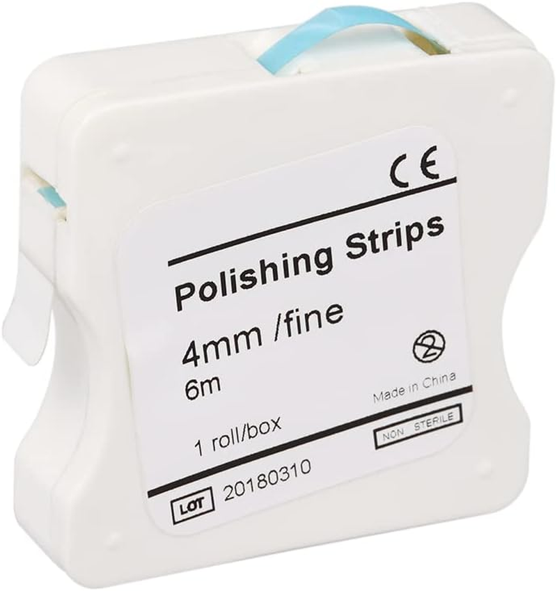 RAYWE 1Roll/Box Dental Polishing Strip 4Mm Resin Tooth Interdental Sanding Grinding Whitening Teeth Surface Dental Tool