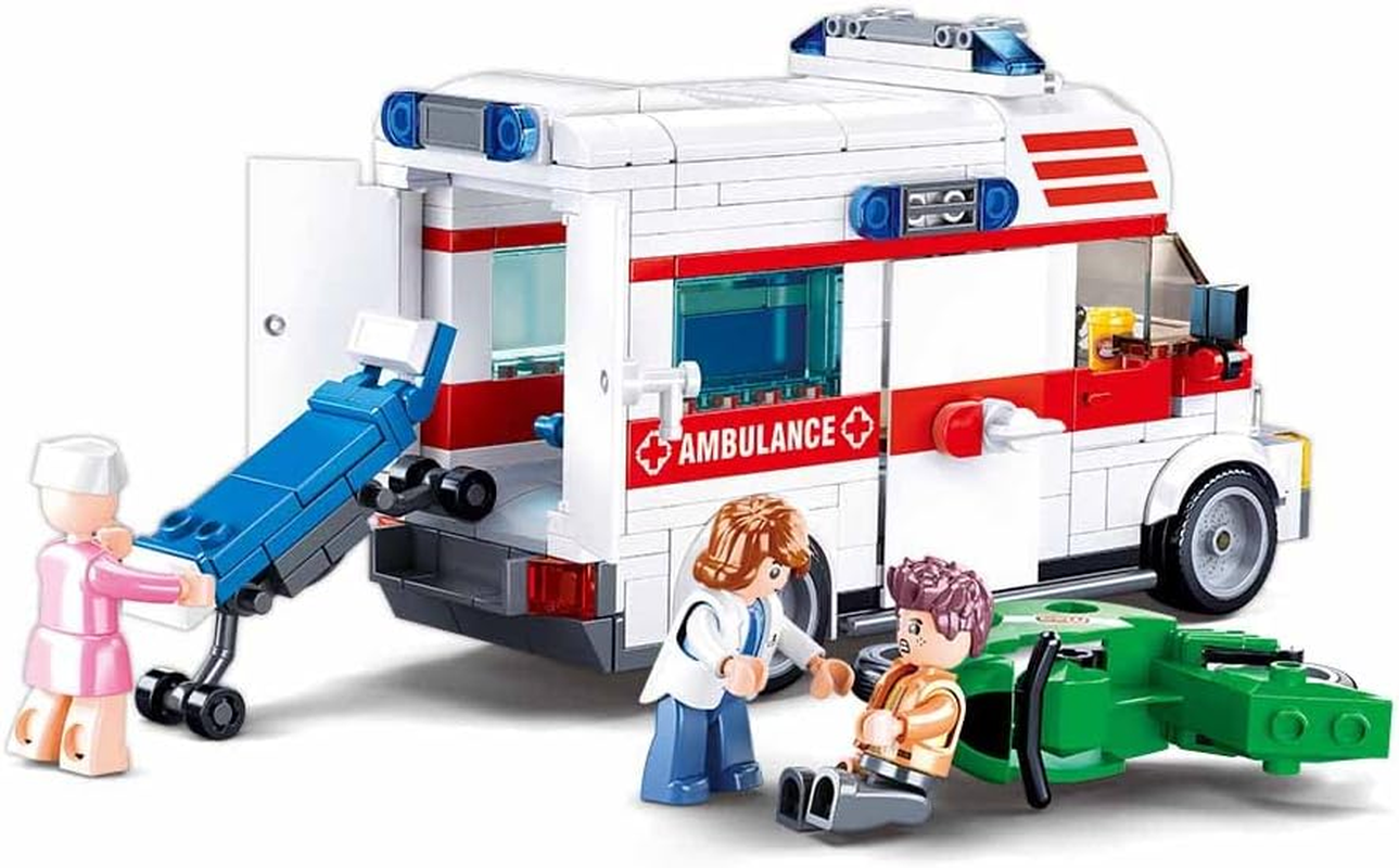 Sluban M38-B1065 Town-Ambulance 328Pcs image number 2