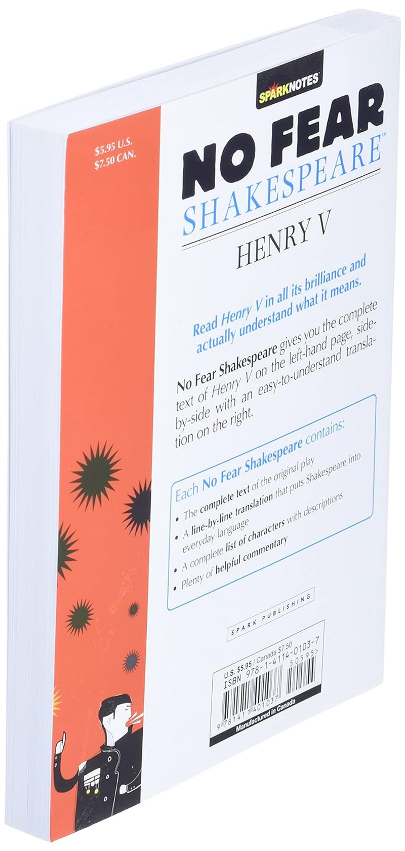 Henry V (No Fear Shakespeare): No Fear Shakespeare Side-By-Side Plain English