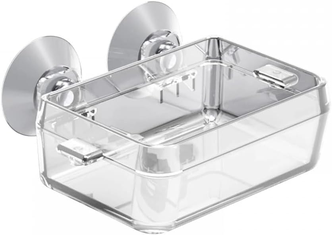 Escape Proof Reptile Feeding Box, 1Pc Anti-Escape Bowls Transparent Reptile Water Bowl with Suction Cup,Anti-Escape Worm Water Dish with Suction Cup image number 4