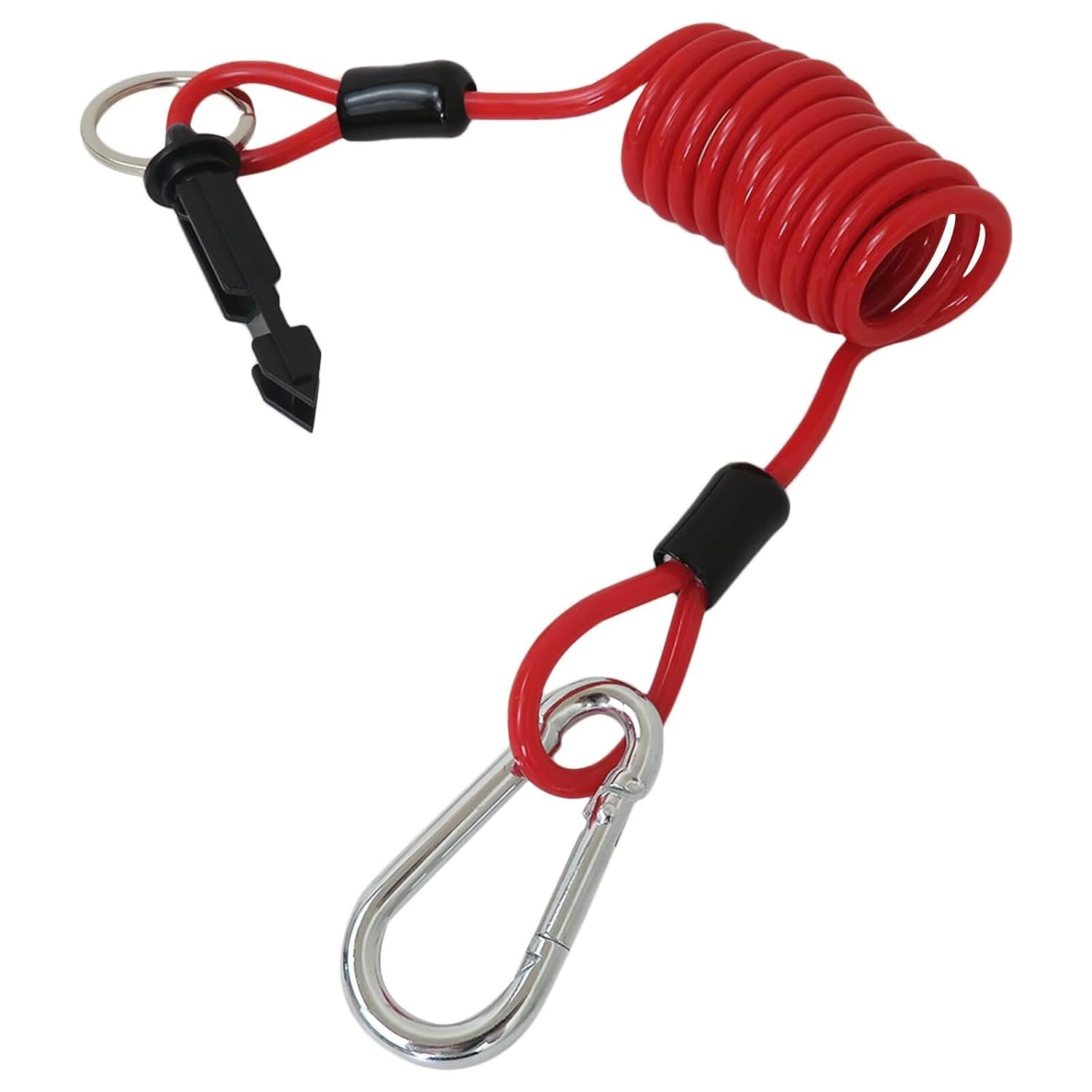 Lingsee Caravan RV Replacement Coiled Breakaway Cable with Electric Switch Brake image number 1